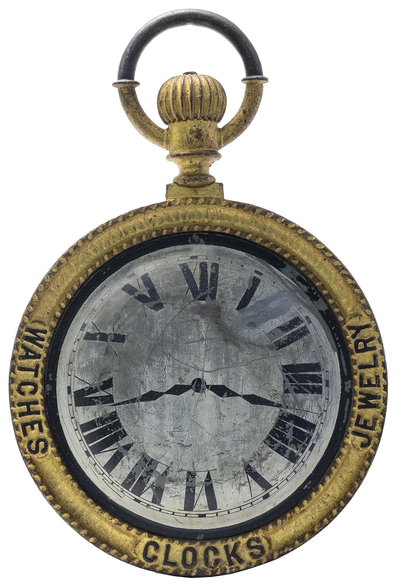 Watches Clocks Jewelry Trade Sign (1 of 2)
