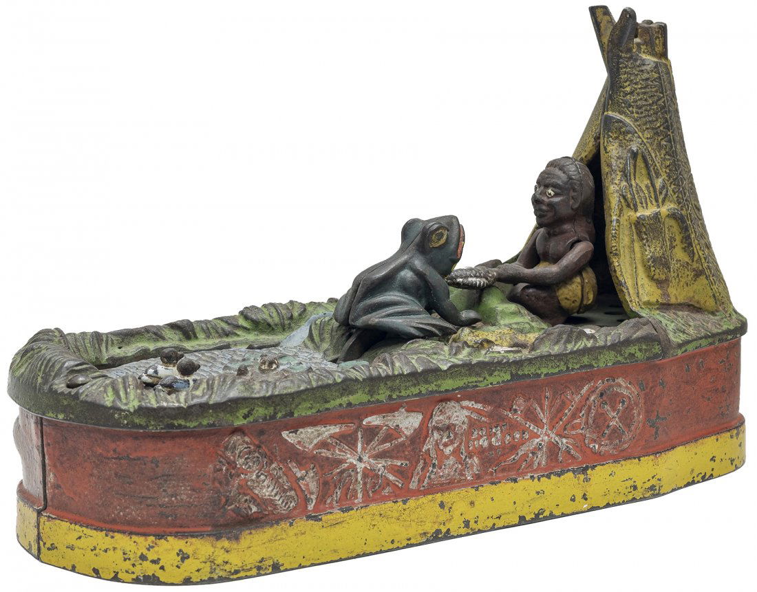 Chief Big Moon Iron Mechanical Bank (1 of 3)