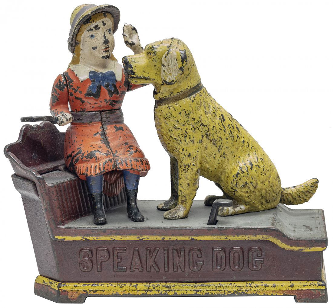 Speaking Dog Iron Mechanical Bank (1 of 4)