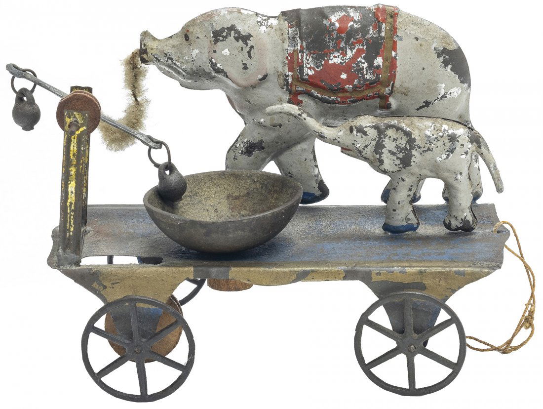 Double Elephants Bell Toy (1 of 4)