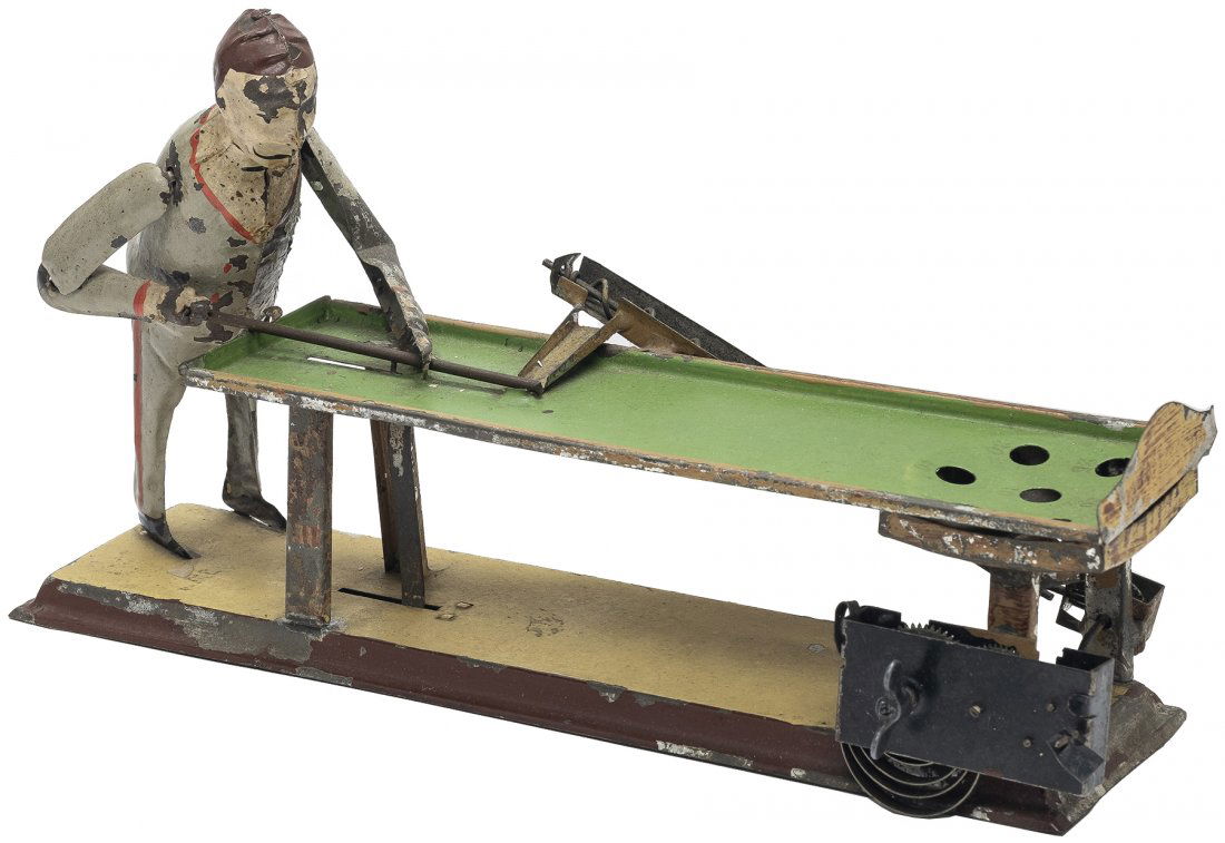 Gunthermann Billiard Player Tin Toy (1 of 5)