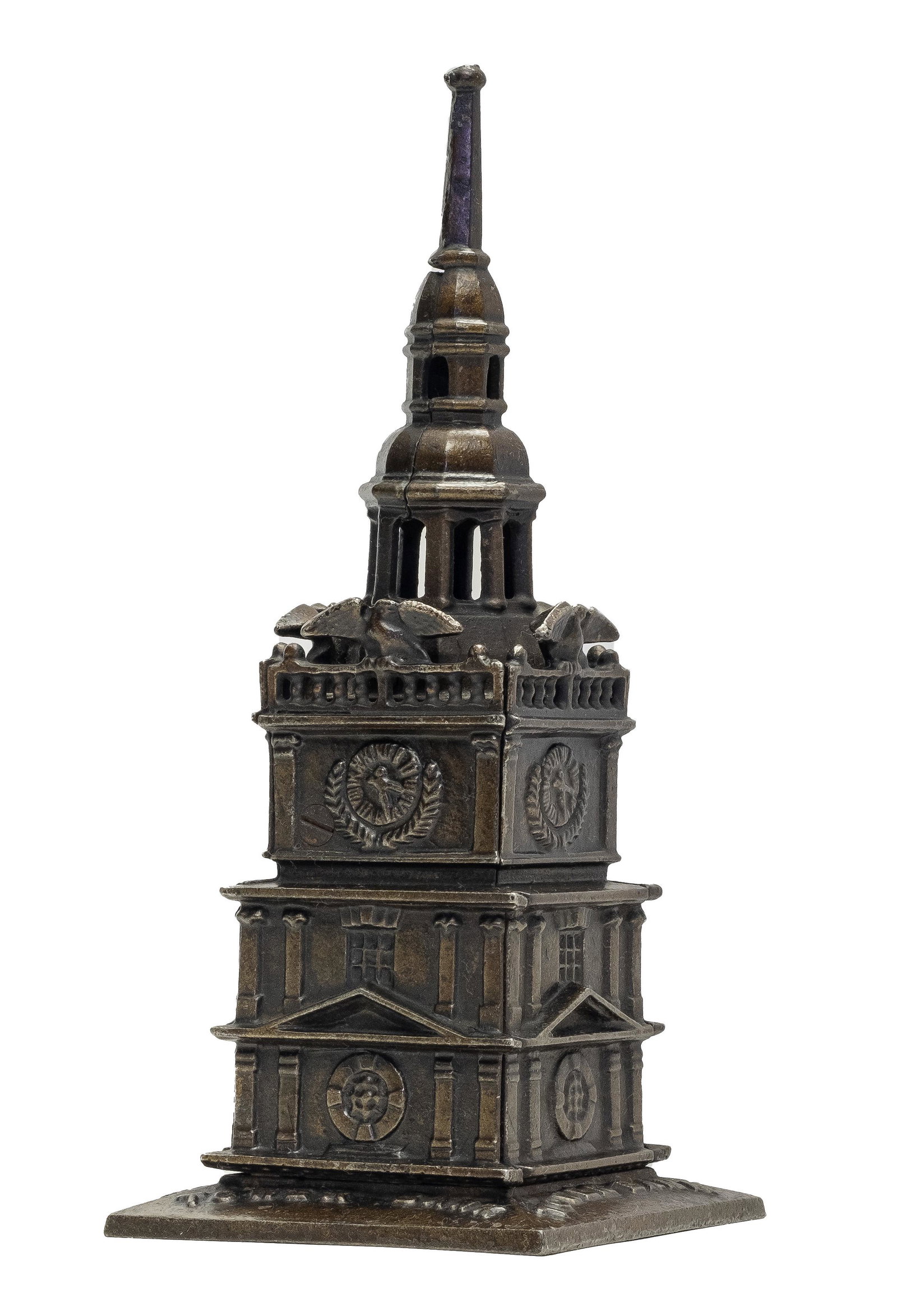 The Tower Bank: Made by John Harper Company of England - 1910 - 9 1/4" Tall.