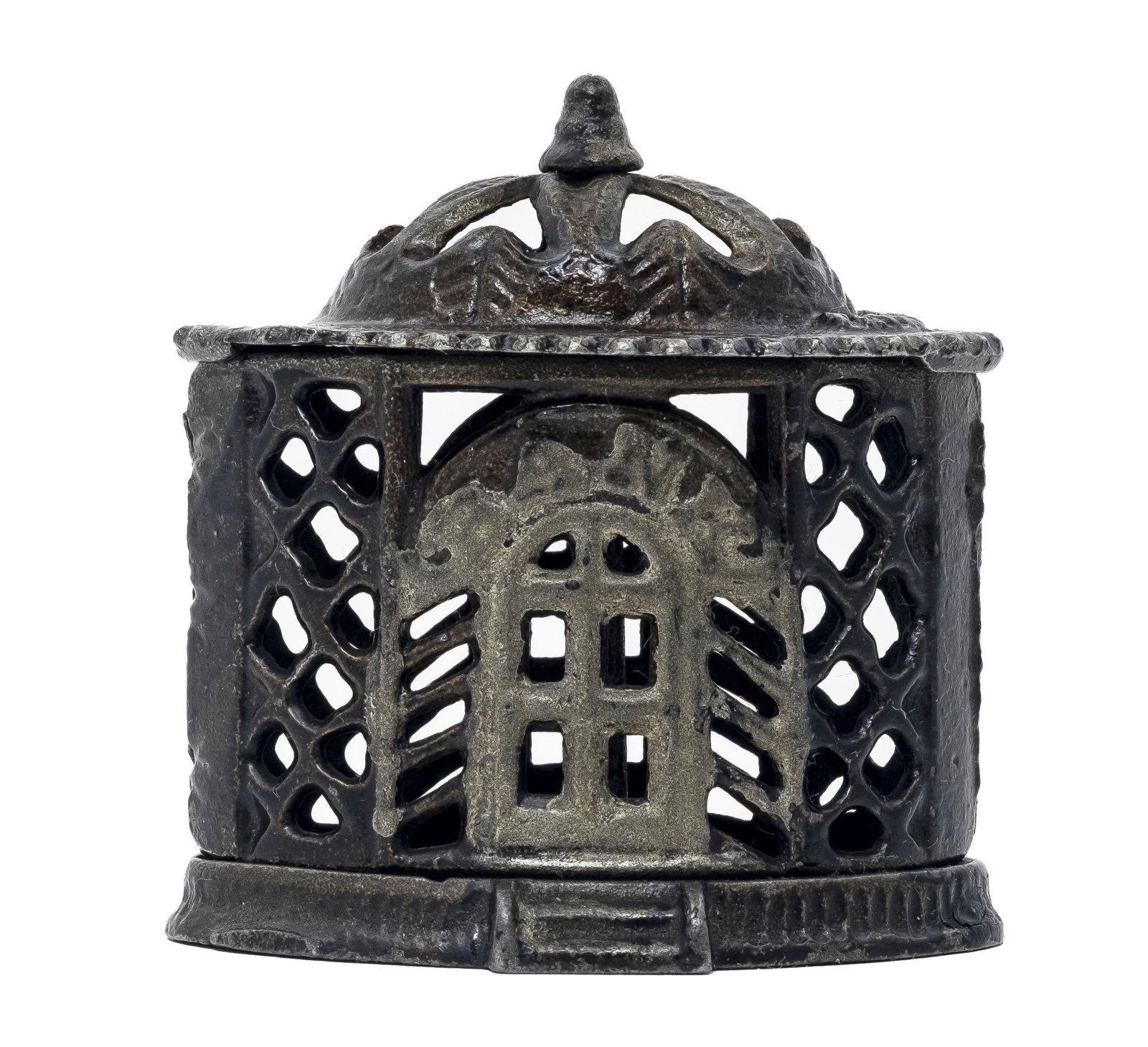 Deluxe Oriental Iron Bank: By Kyser & Rex Company Philadelphia - 1885 - 3" Wide.
