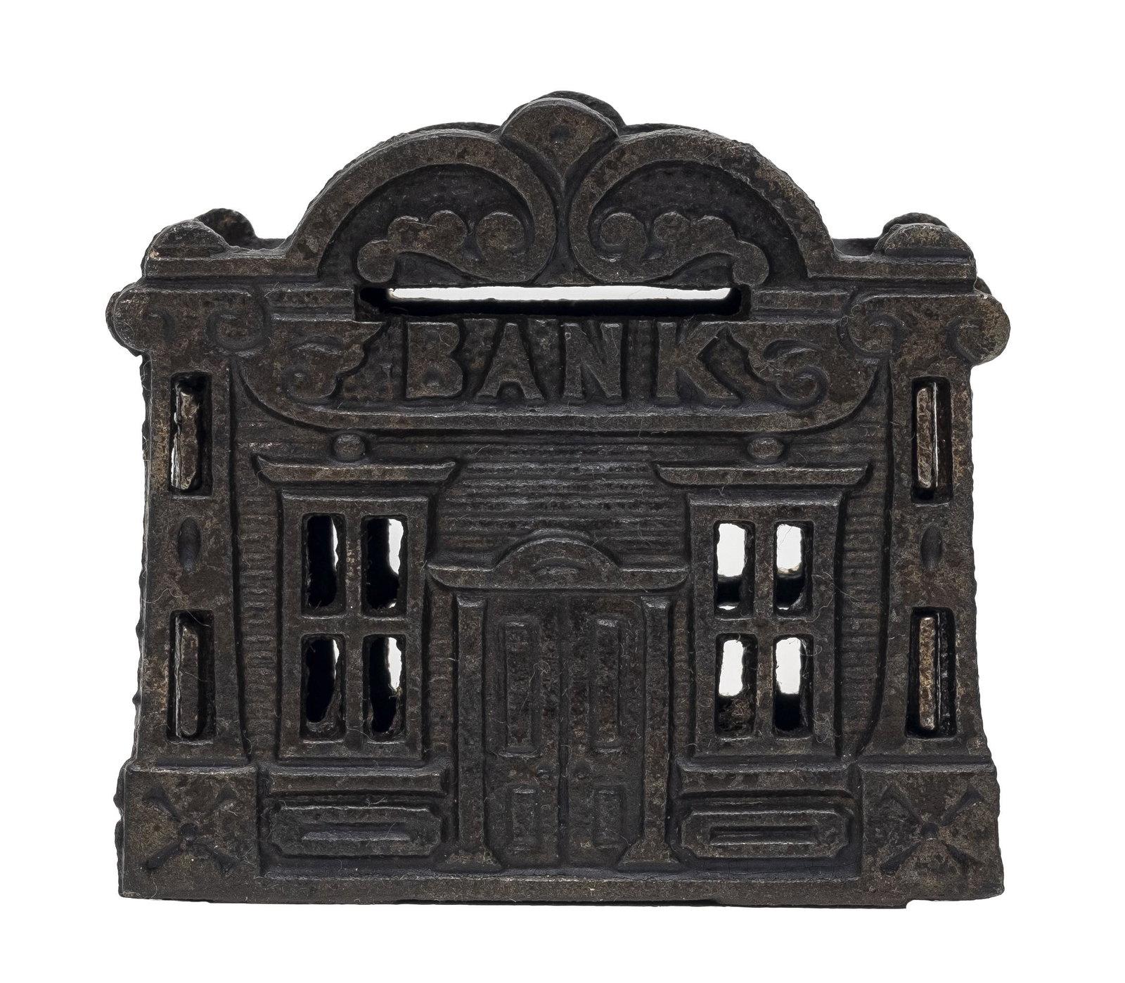 The Midget Iron Bank: Made by John Harper & Company of England - 1911 - 2 5/8" Long.
