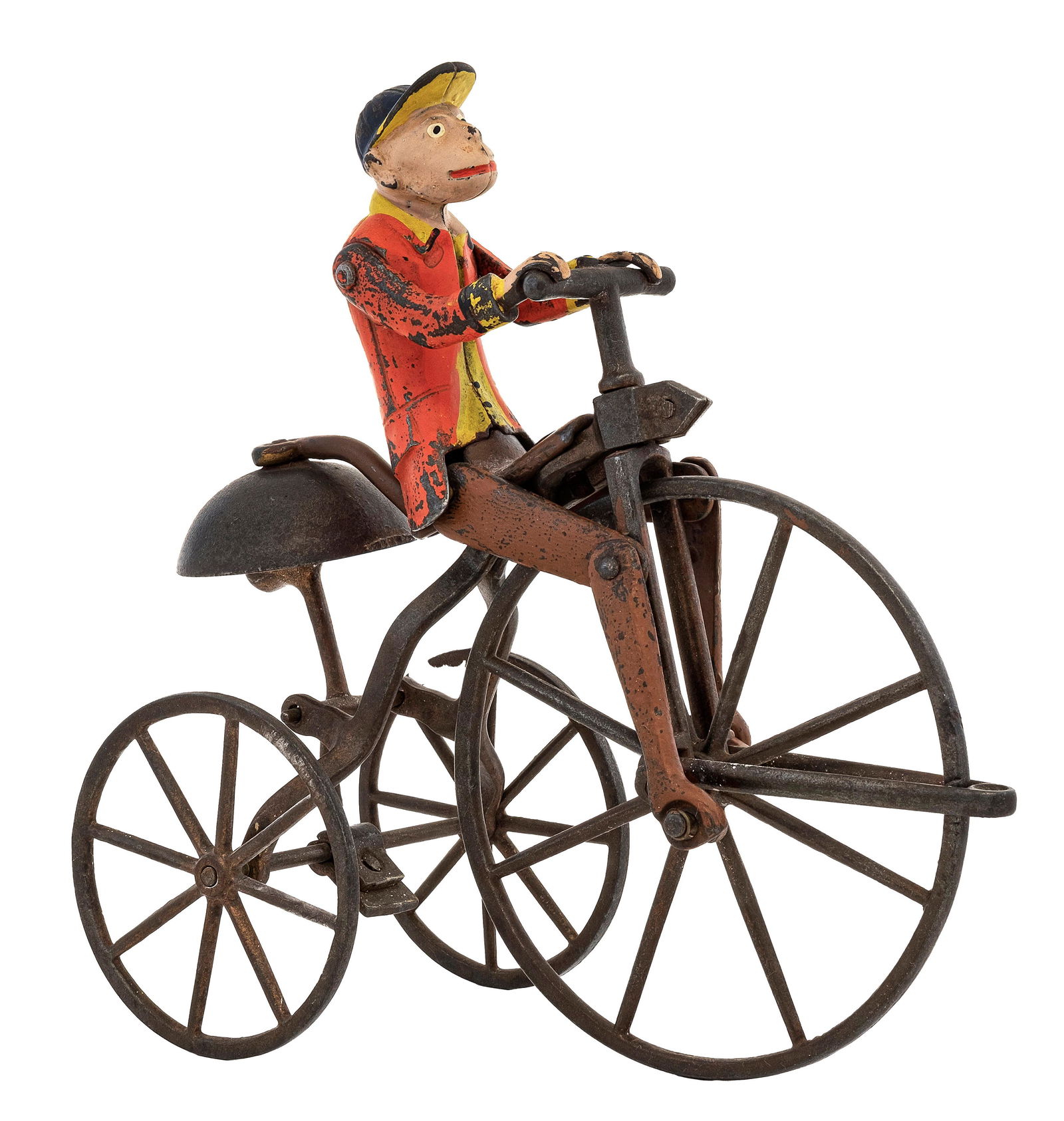 Monkey on Tricycle Bell Toy (1 of 4)