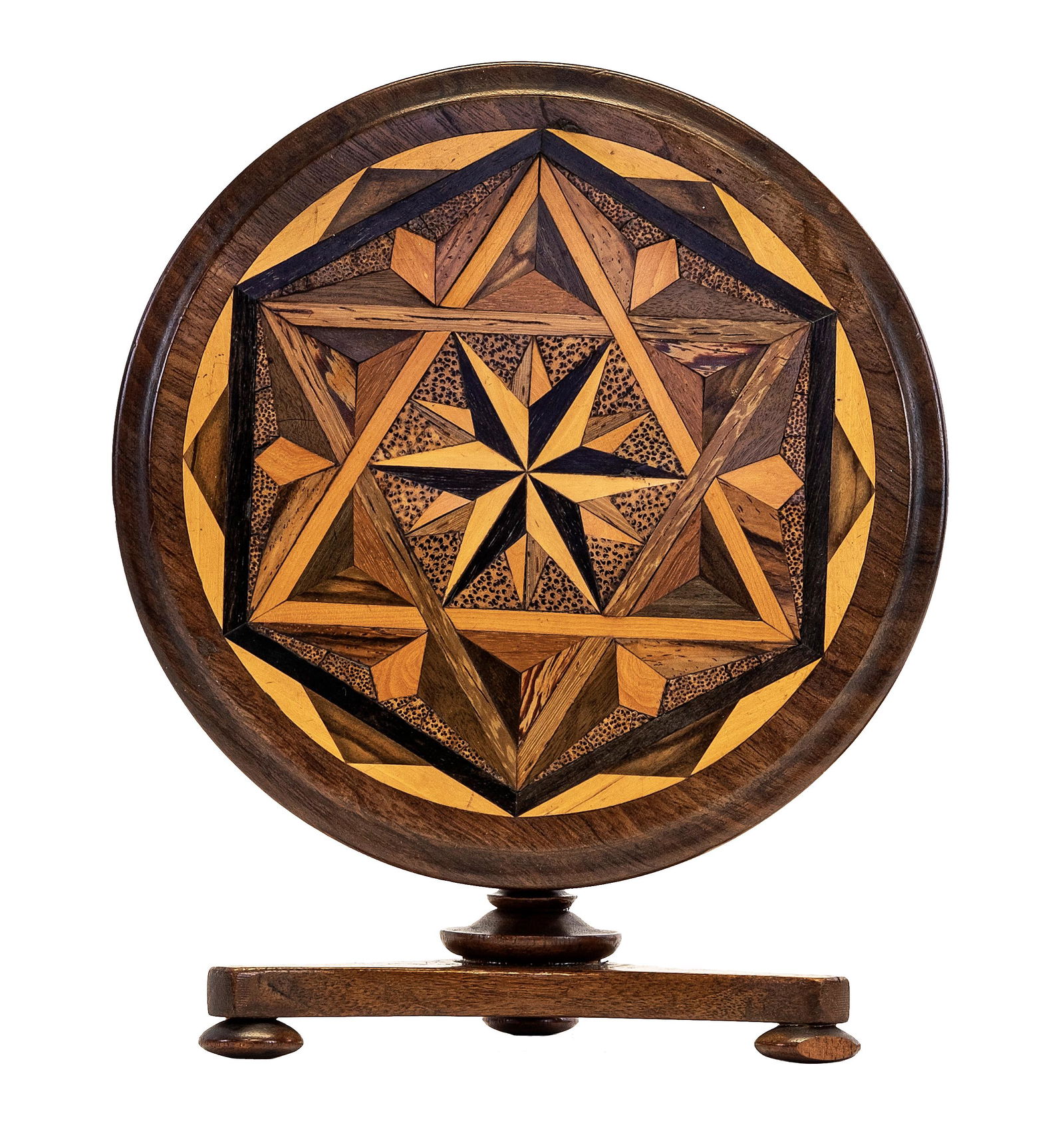 Marquetry Tilt Top Table (1 of 1)
