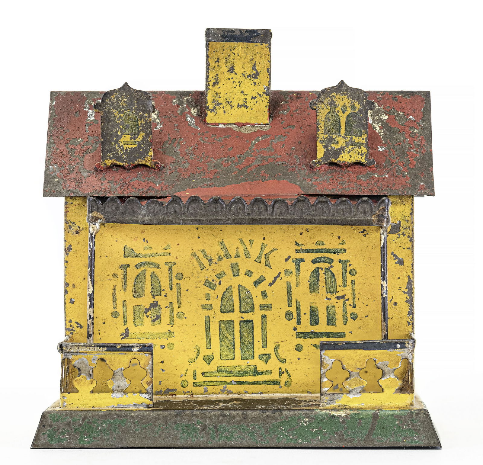 House with Awning and Dormer Windows Tin Bank (1 of 4)