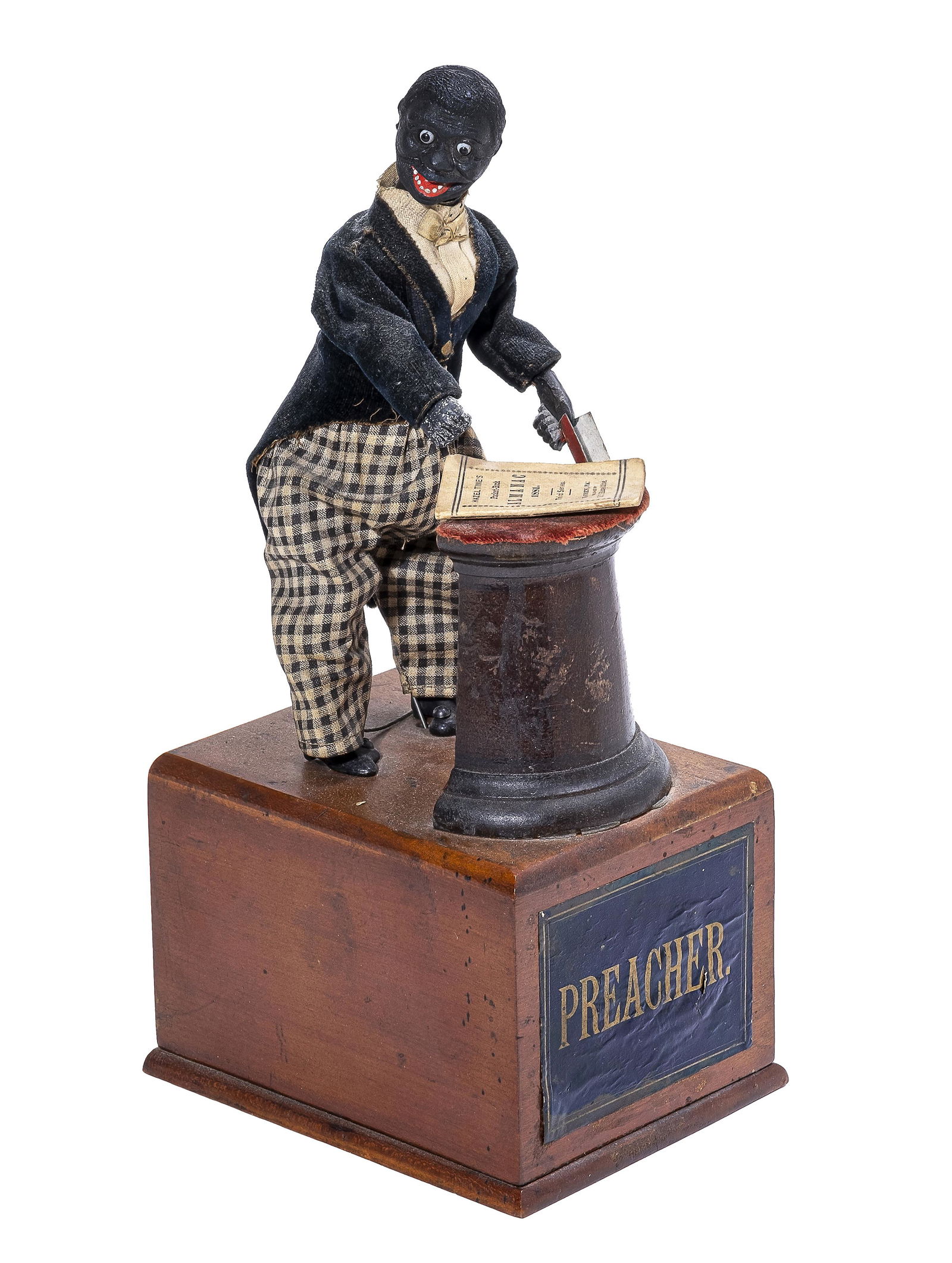Preacher in His Pulpit Clockwork Toy (1 of 4)