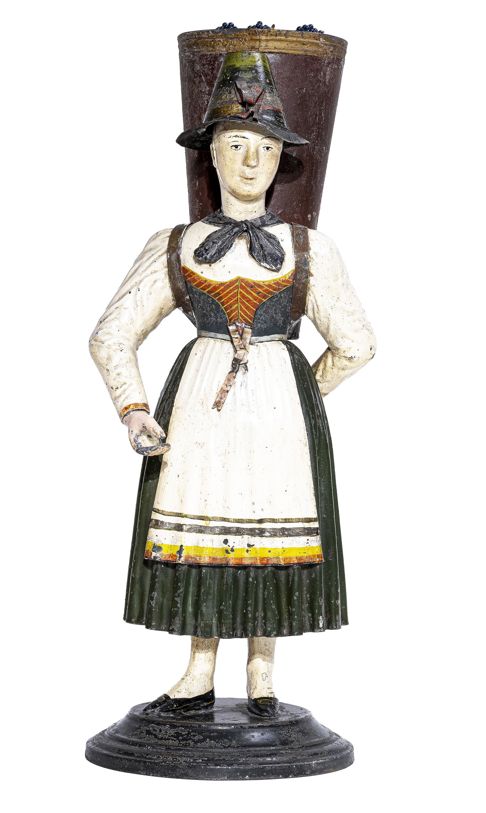 Bavarian Grape Pickers Mantle Garniture (1 of 9)