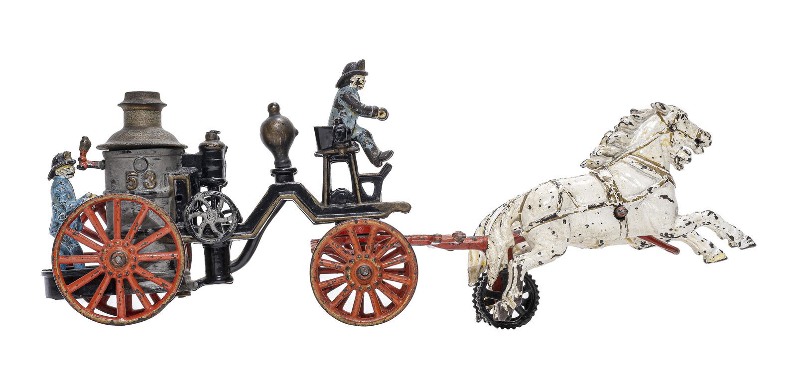 No. 53 Fire Pumper Iron Toy (1 of 6)
