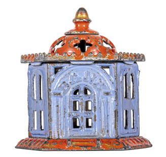 Pavillion Iron Bank: By Kyser & Rex Company. Philadelphia - 1880 - 3 1/4" Tall.