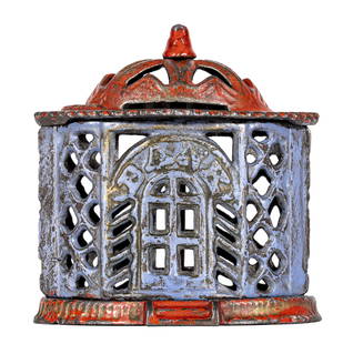 Oriental Iron Bank: By Kyser & Rex Company. Philadelphia - 1880 - 2 7/8" Tall.