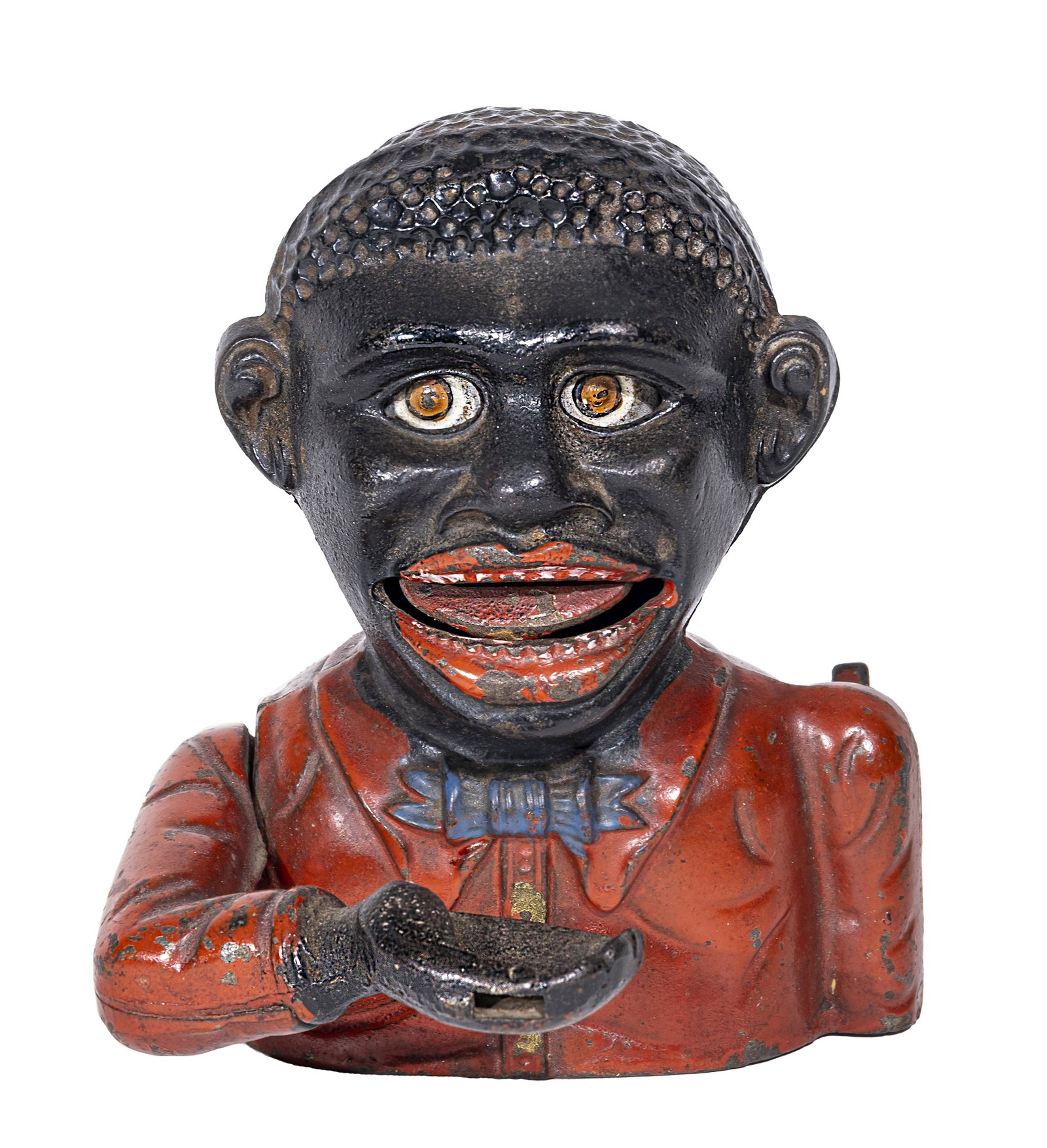 Little Joe Bank: Made by John Harper Ltd. Willenhall, England - 1931. A classic coin-swallowing bank.