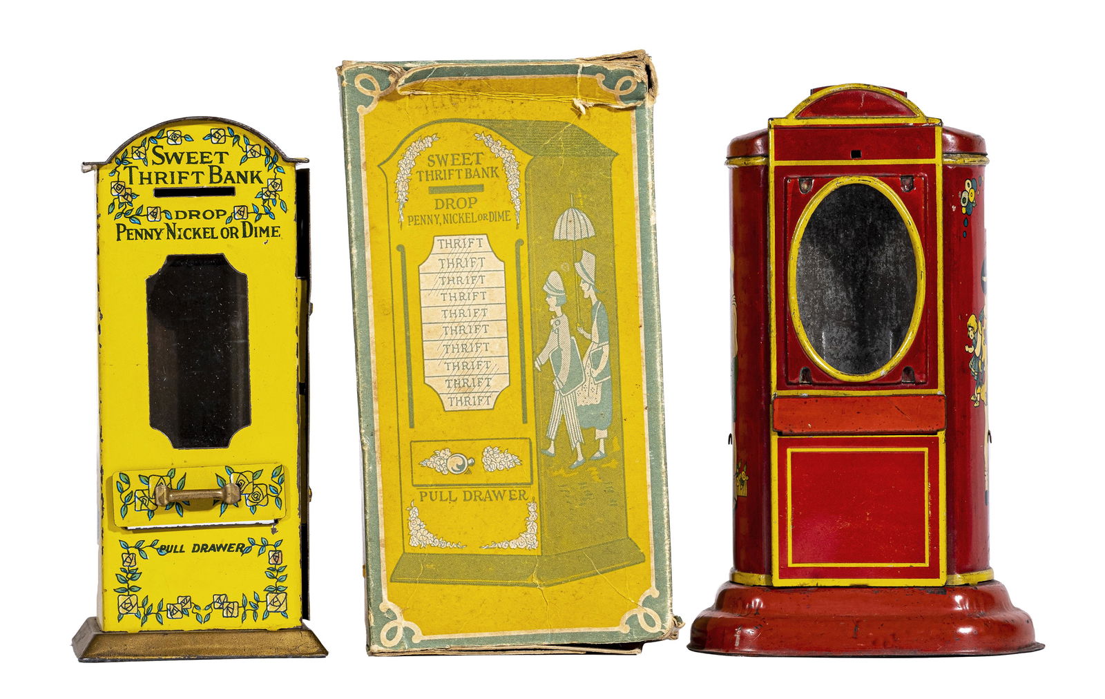 Two Tin Vending Banks (1 of 3)