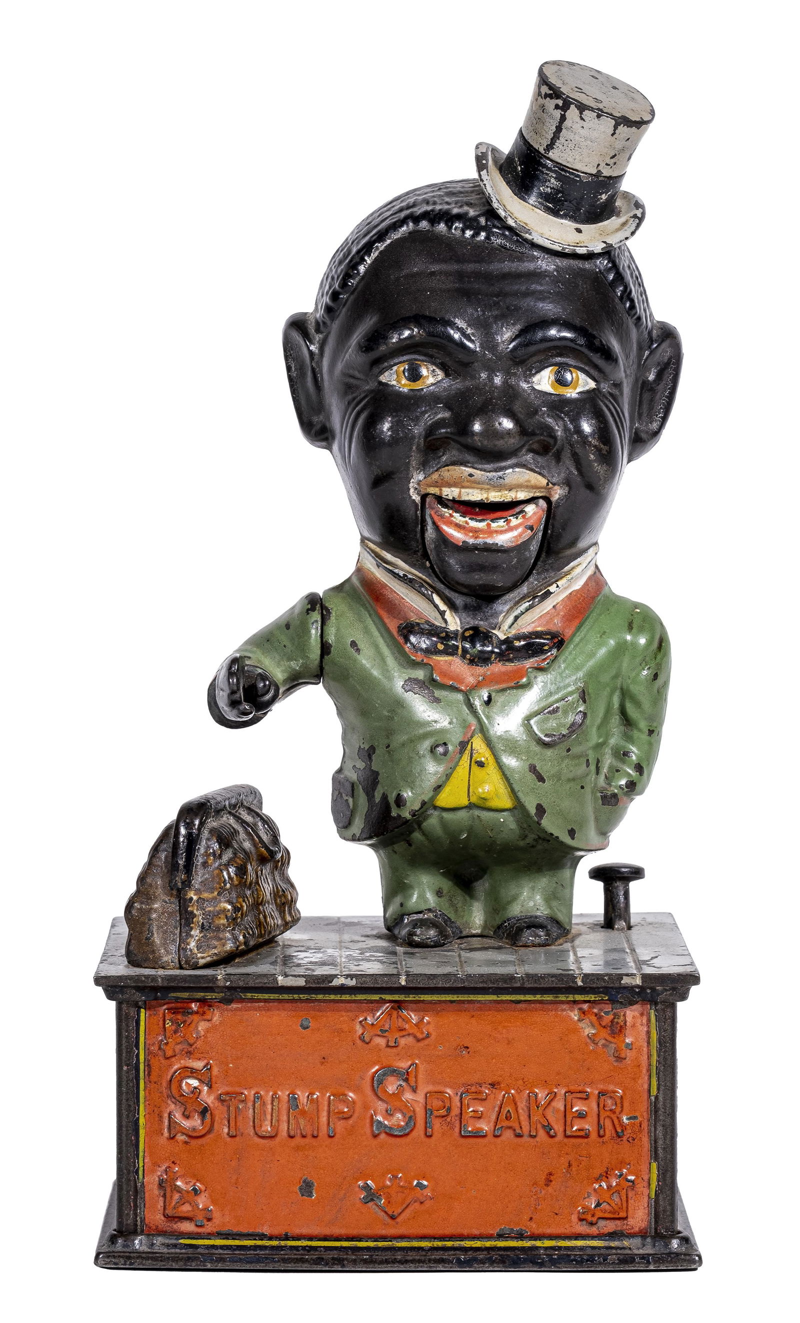 Stump Speaker Iron Mechanical Bank (1 of 4)