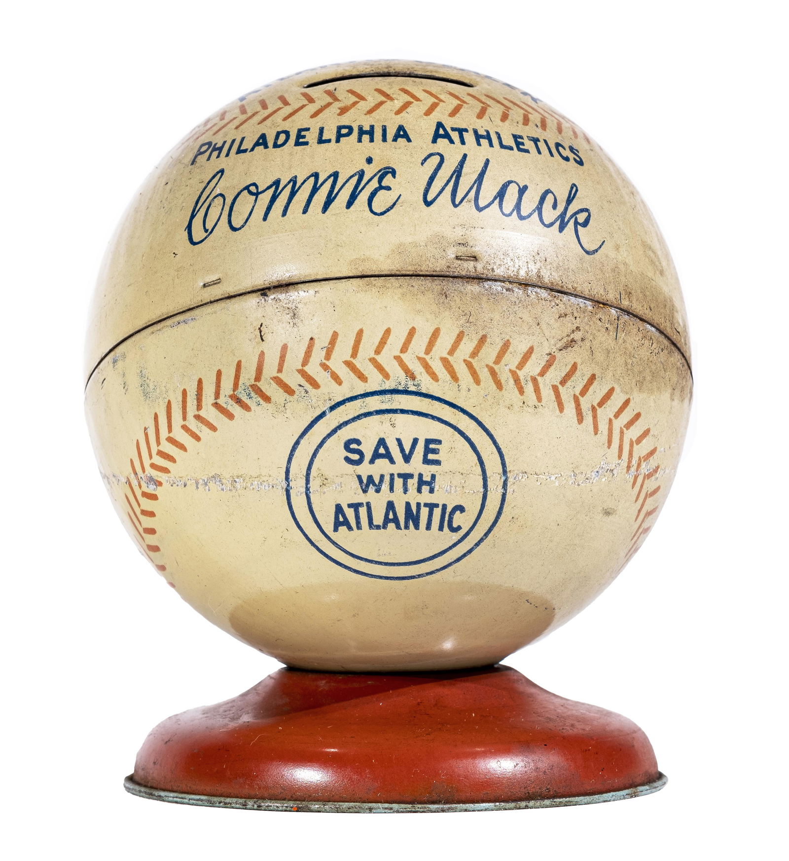 Connie Mack Baseball Tin Bank (1 of 2)