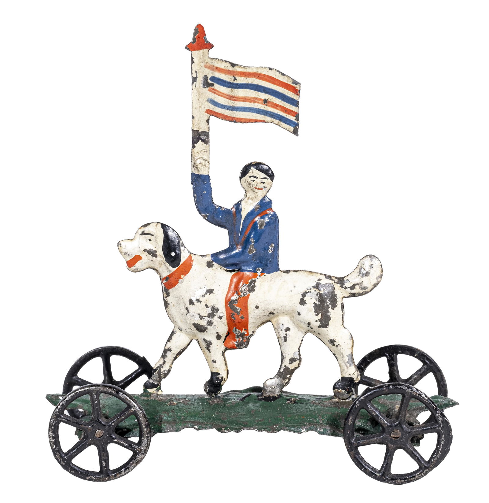 Boy Riding Dog Platform Toy (1 of 2)