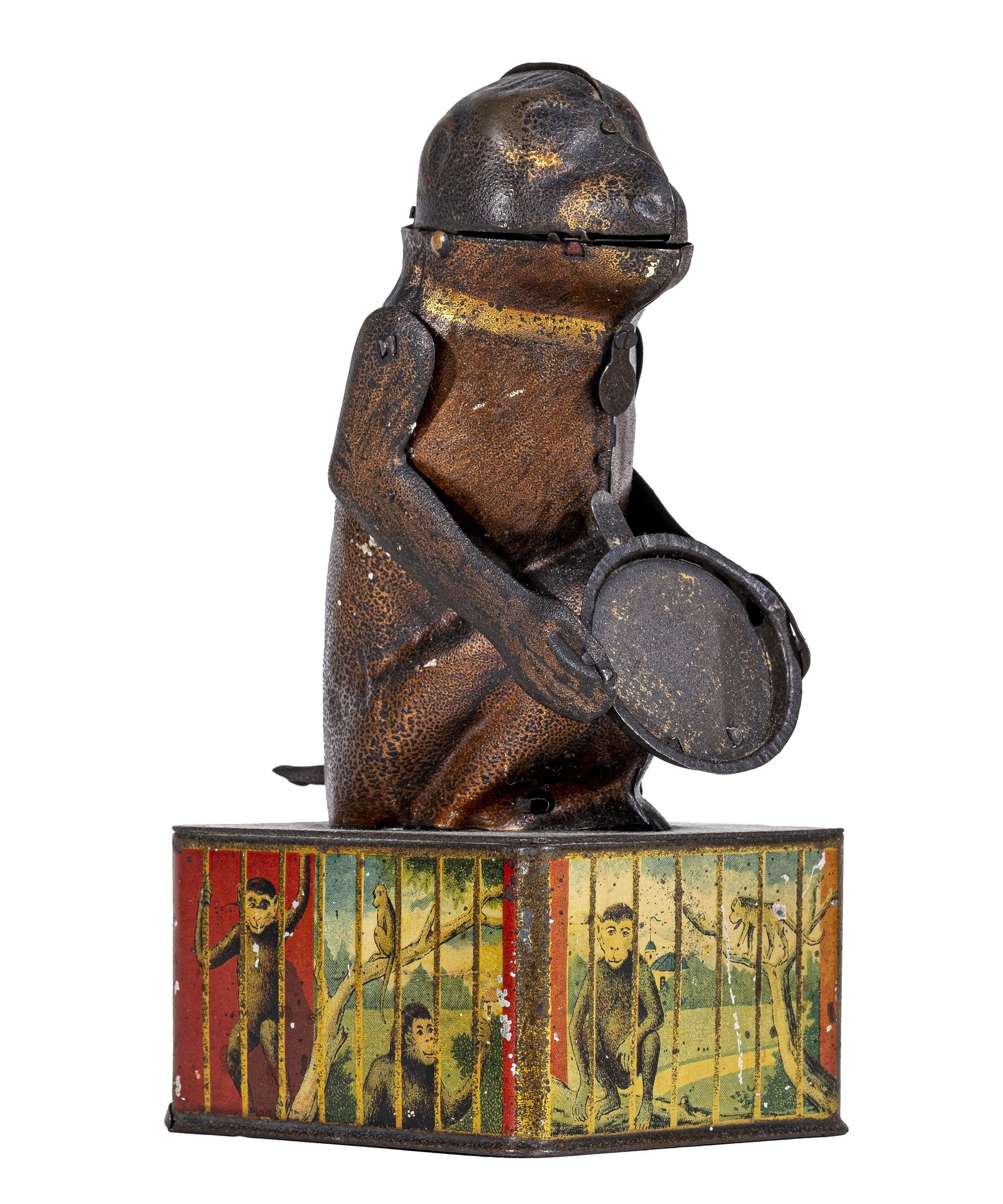 Monkey with Tray Tin Mechanical Bank (1 of 2)