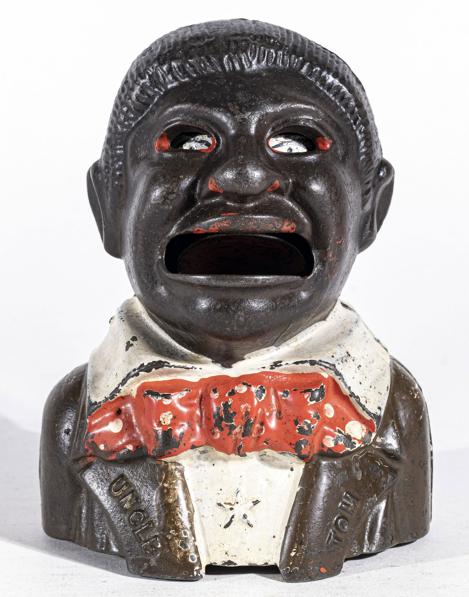 Uncle Tom with Lapels & Star Iron Bank (1 of 4)