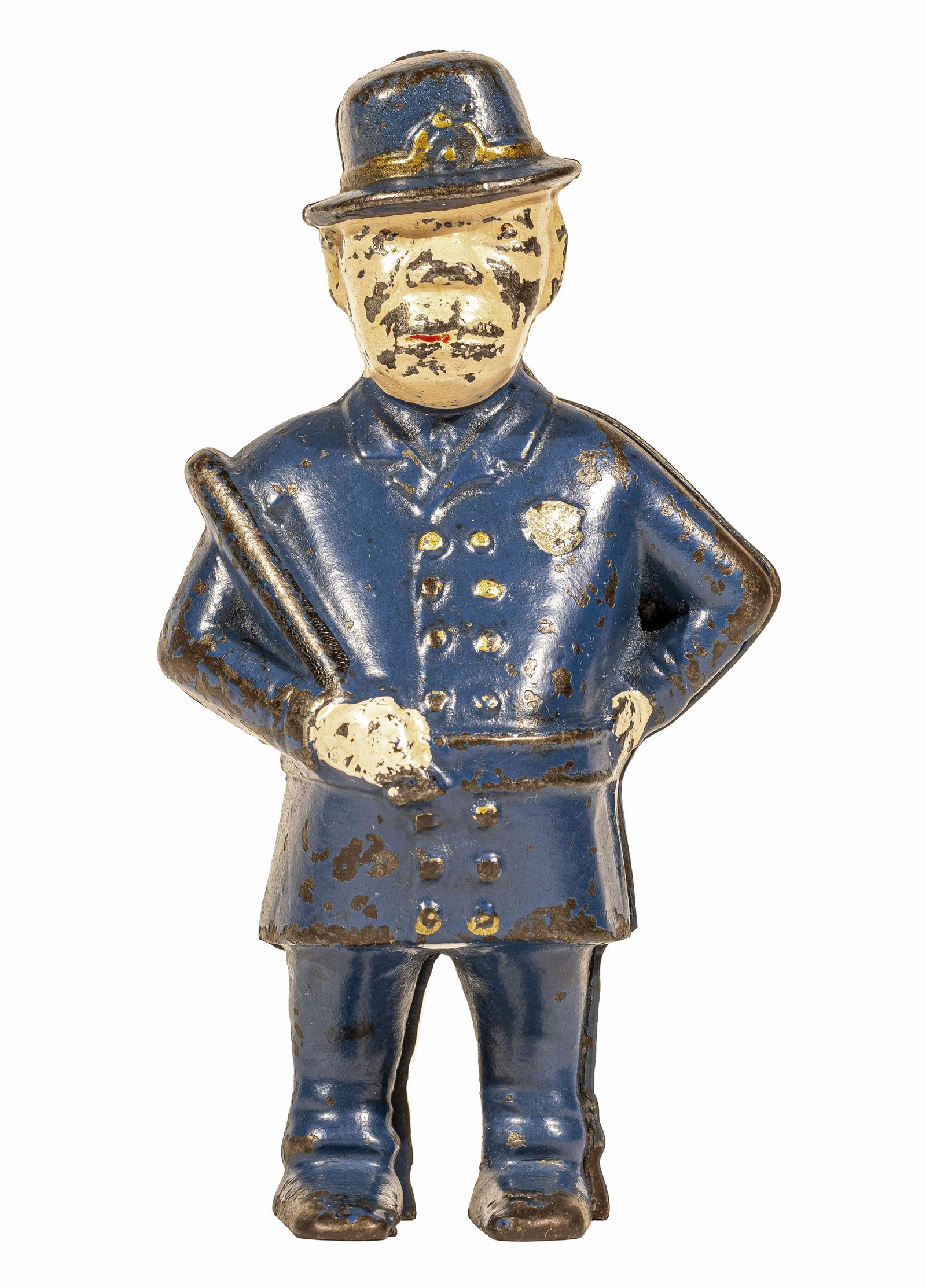 Mulligan the Cop Iron Bank with Advertising (1 of 2)