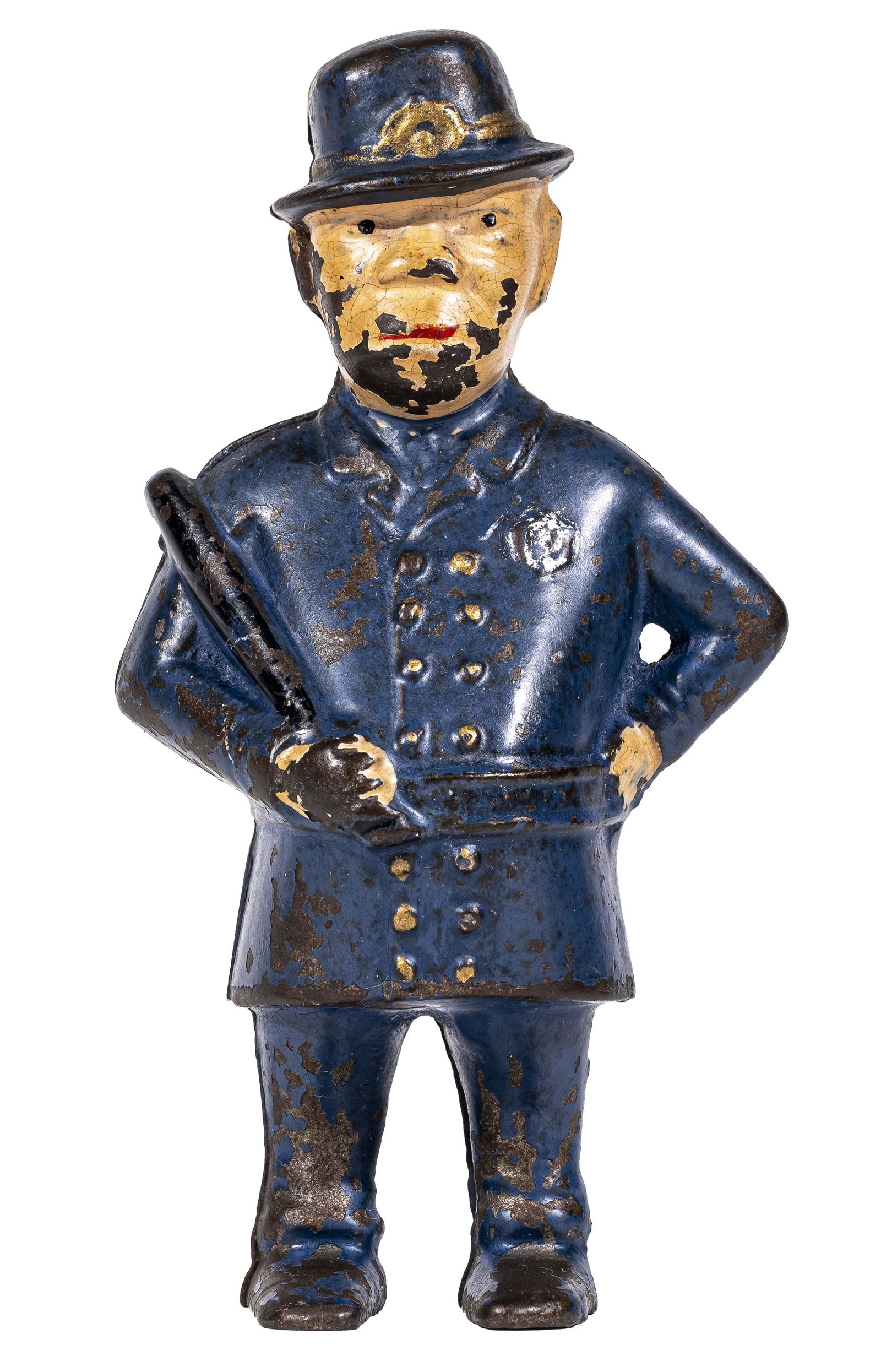 Mulligan the Cop Iron Bank with Advertising (1 of 2)