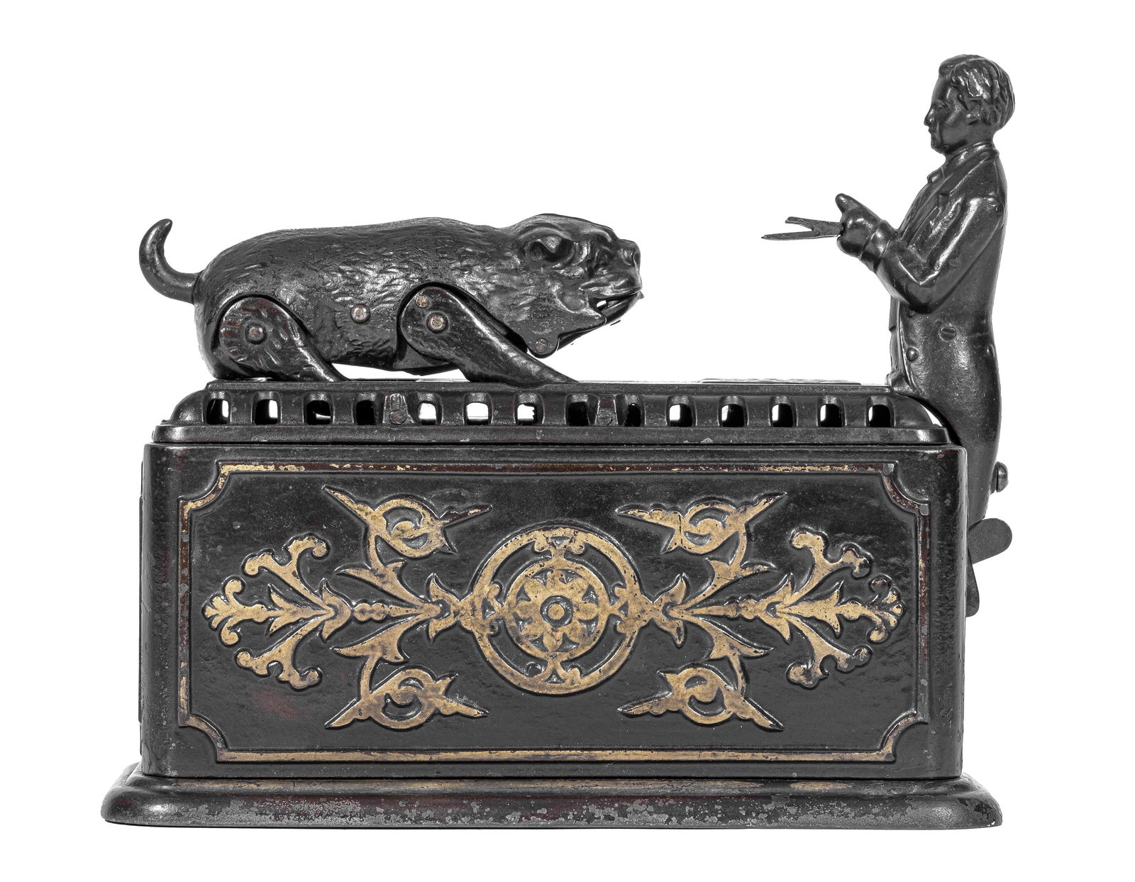 Bulldog Savings Iron Mechanical Bank (1 of 4)