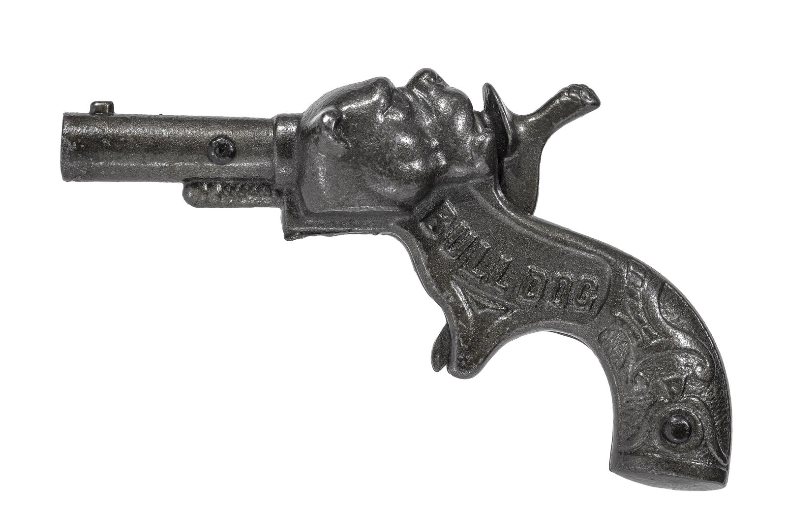 Bulldog Cap Gun: By J. & E. Stevens Company. Connecticut - 1887 - 4 1/4" Long.