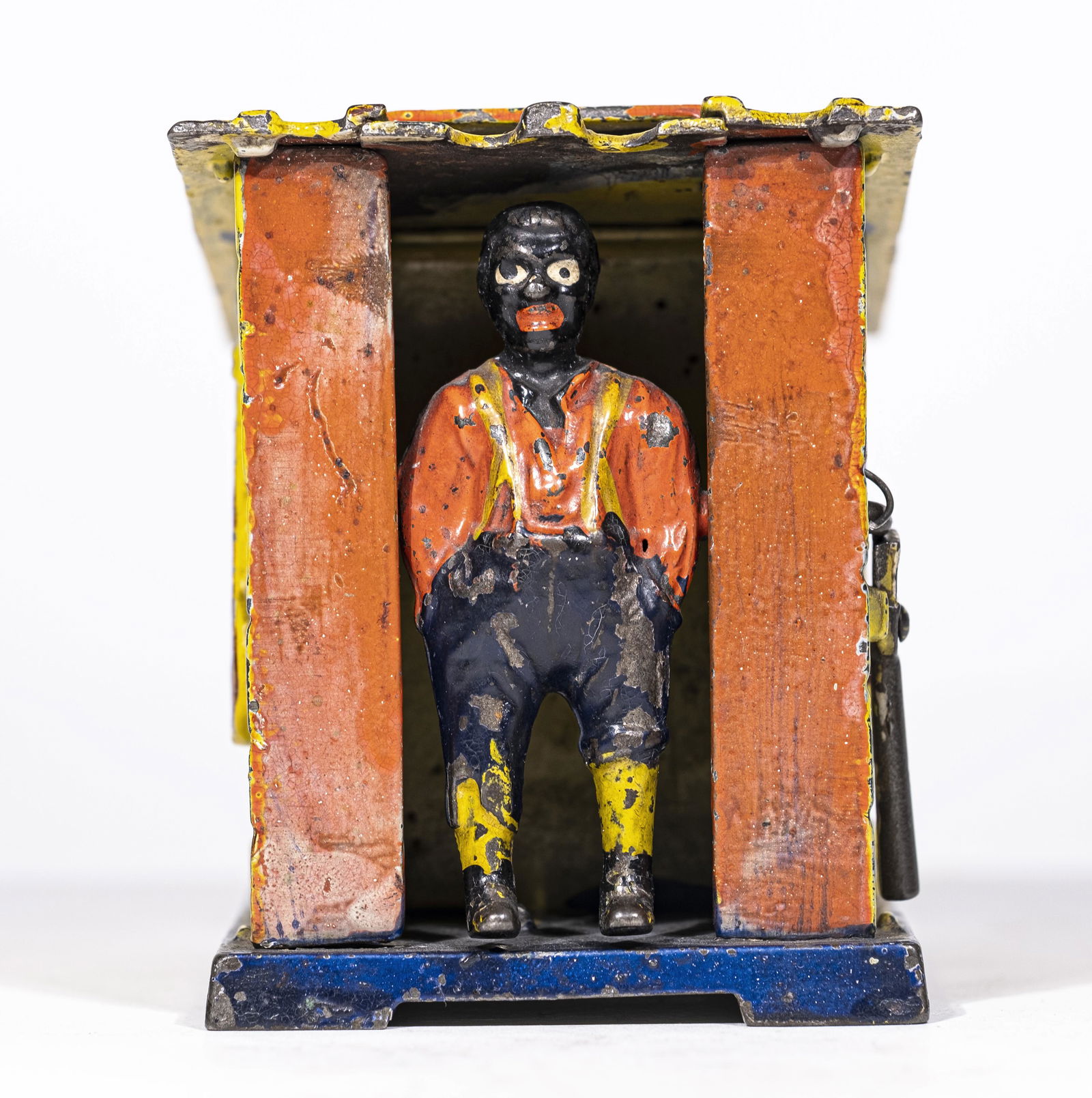 Cabin Bank Iron Mechanical Bank (1 of 6)