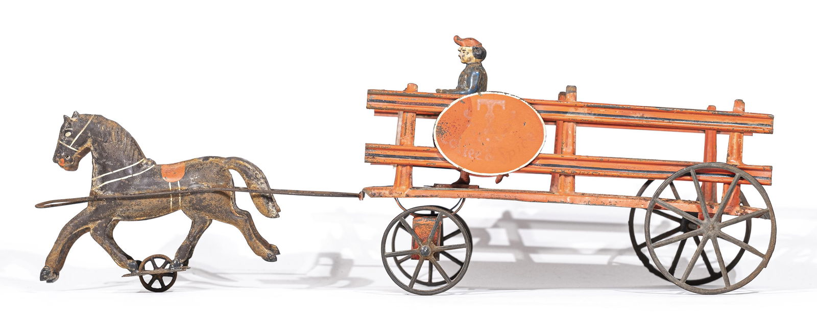 "T" Coffee & Spice Wagon Tin Toy (1 of 4)