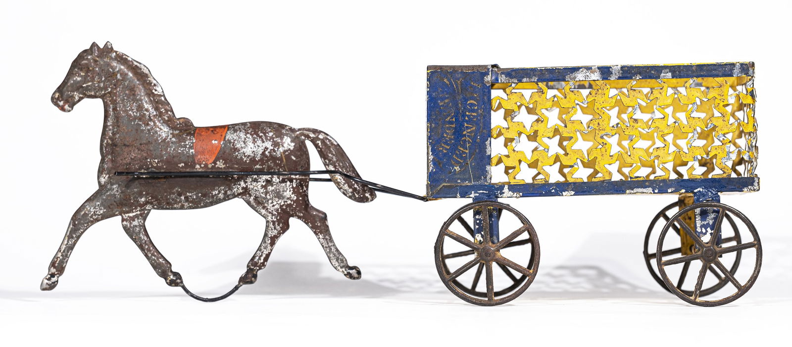 "Licensed Vendor" Wagon Tin Toy (1 of 4)