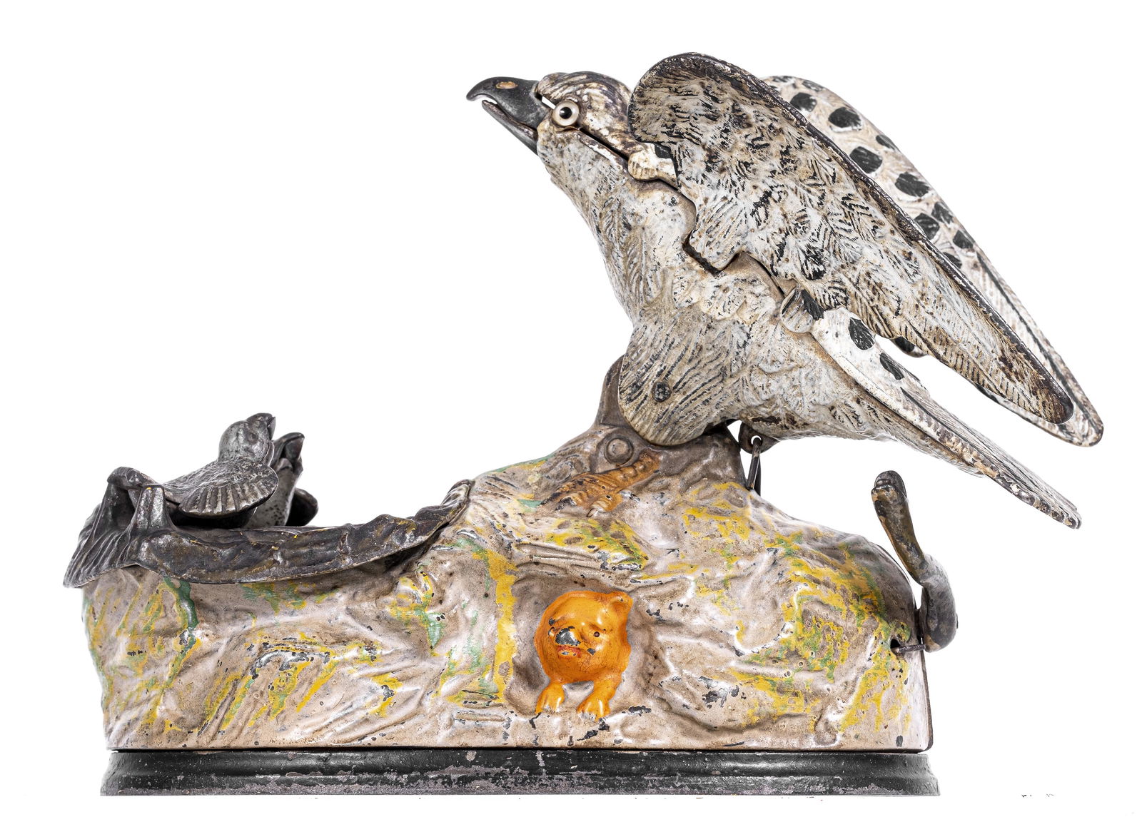 Eagle & Eaglets Iron Mechanical Bank (1 of 6)