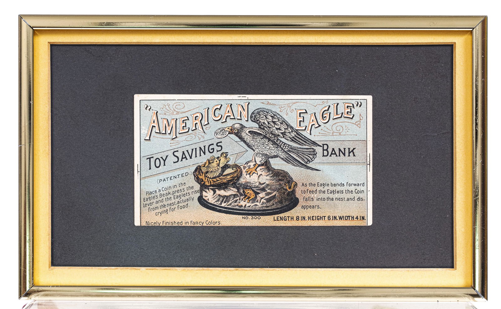 Eagle & Eaglets Bank Trade Card (1 of 2)