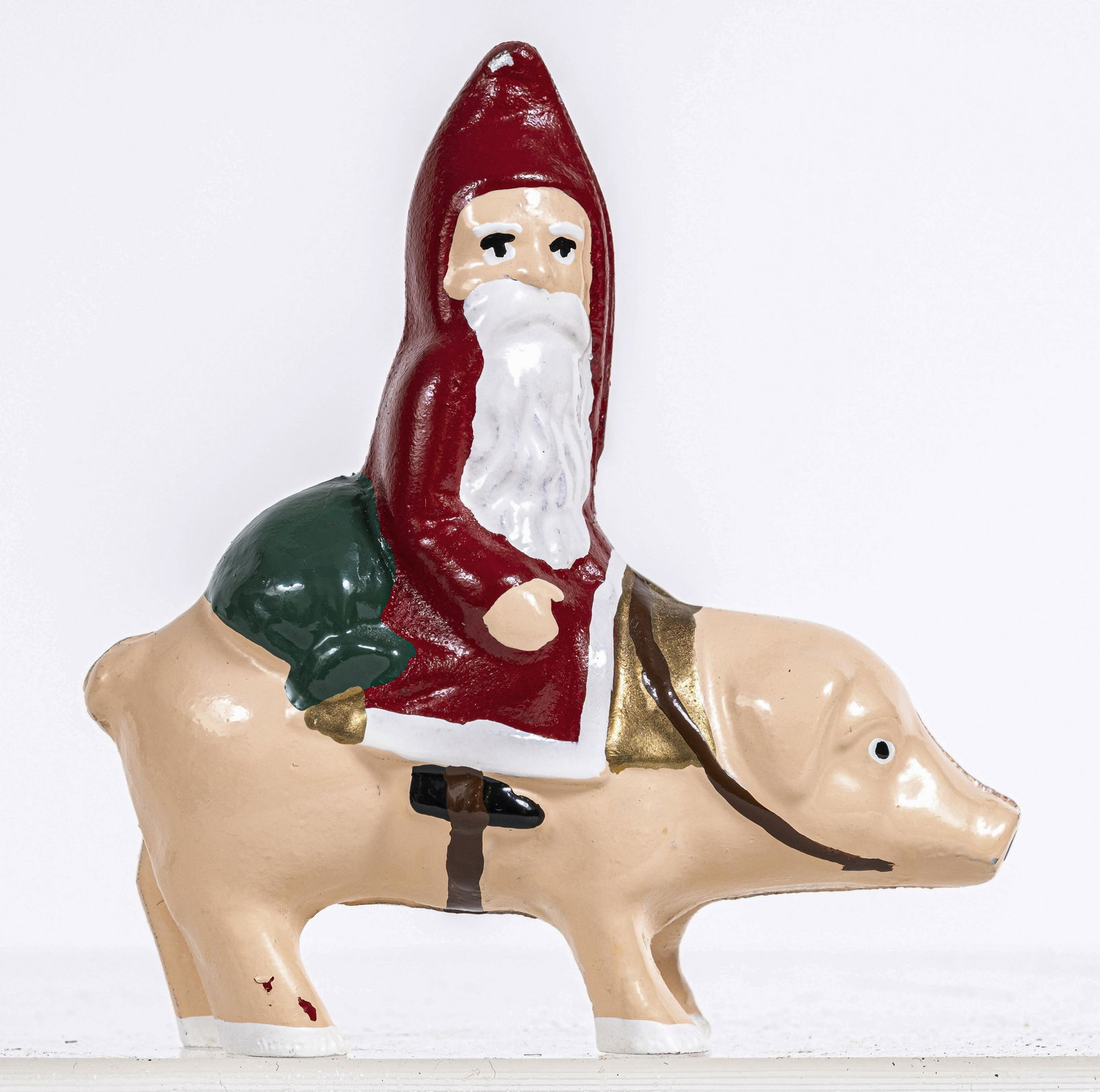 Santa Coming on a Pig Reynolds Bank (1 of 2)