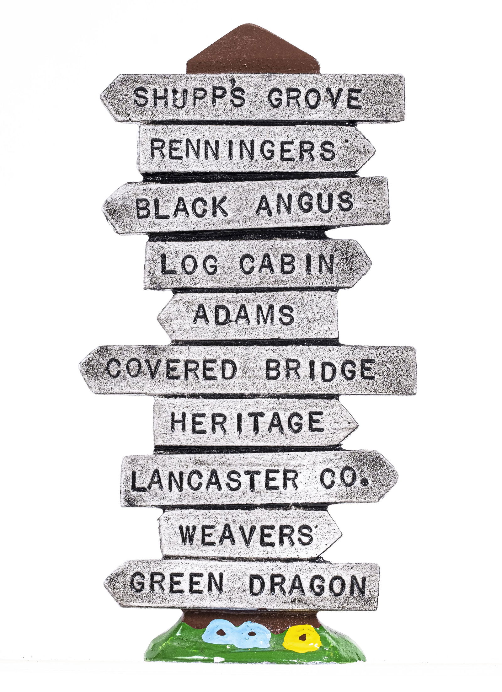 Antique Row Signpost Reynolds Bank (1 of 2)