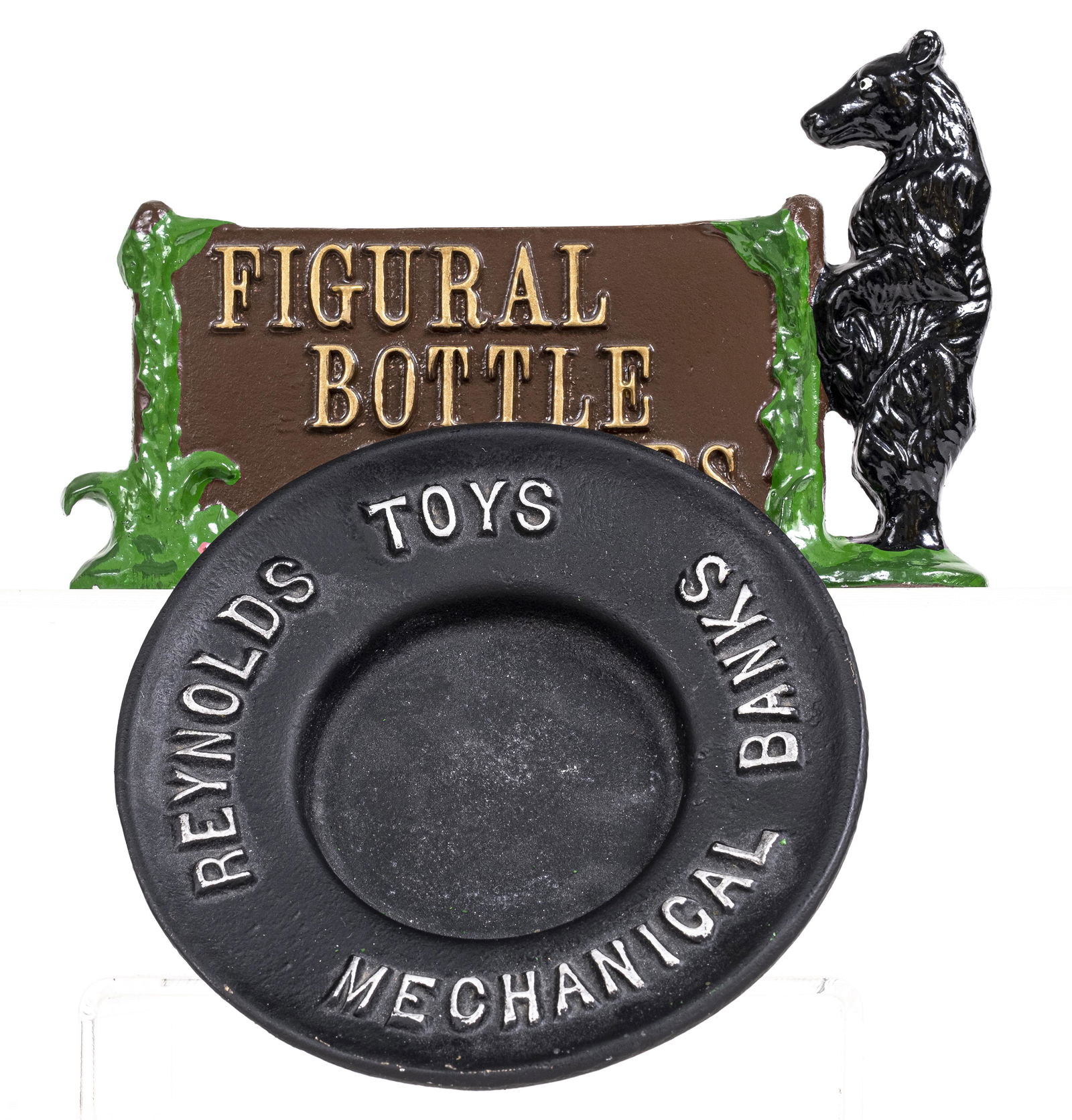 Reynolds Ashtray & Bear at Fence Bottle Opener (1 of 2)