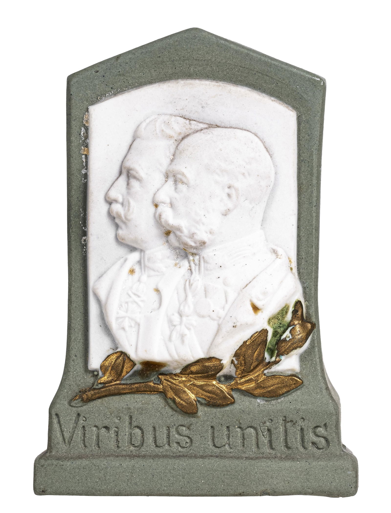 Parian Bisque Monument Bank (1 of 2)