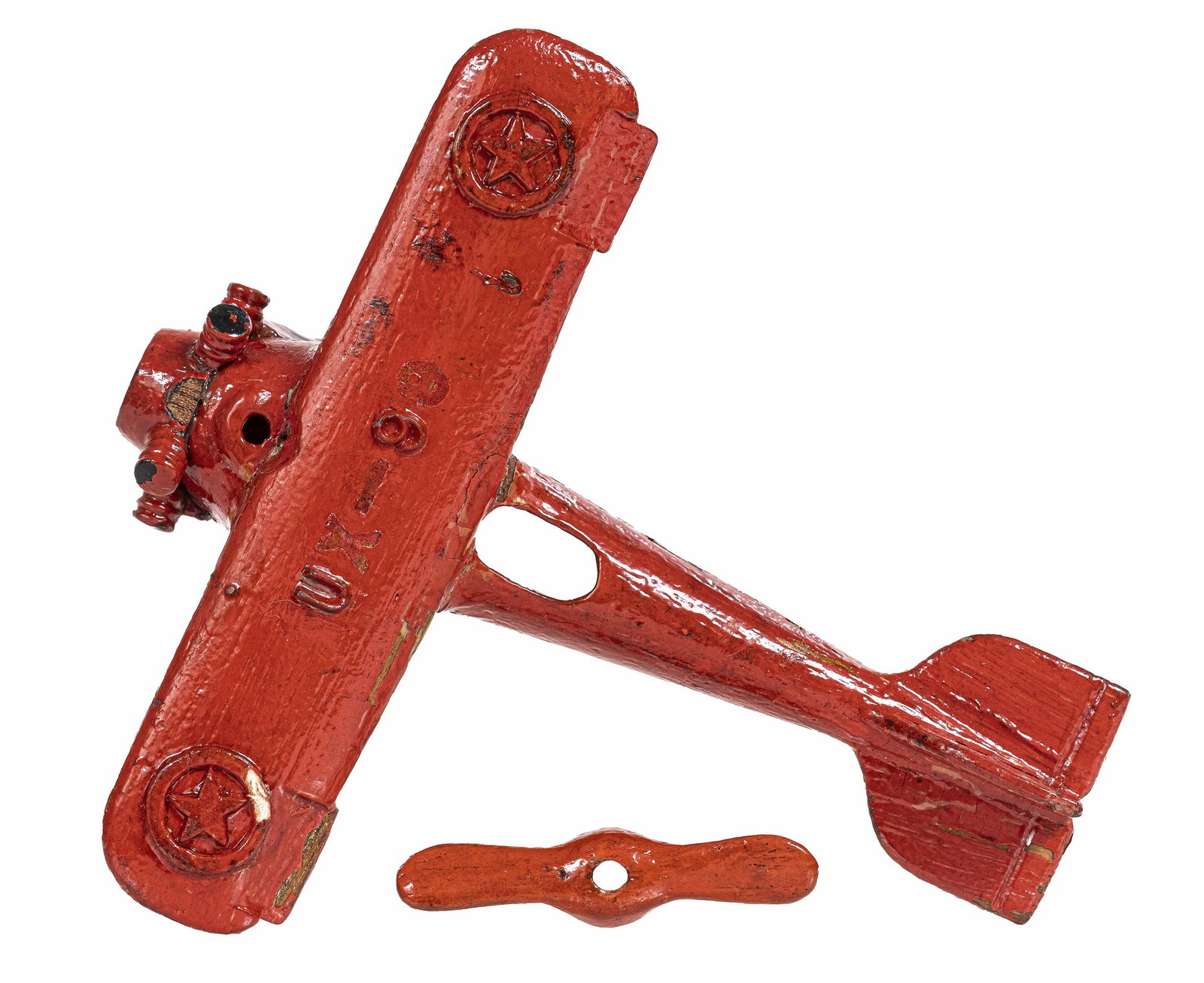 Small Red Plane Wood Pattern (1 of 2)