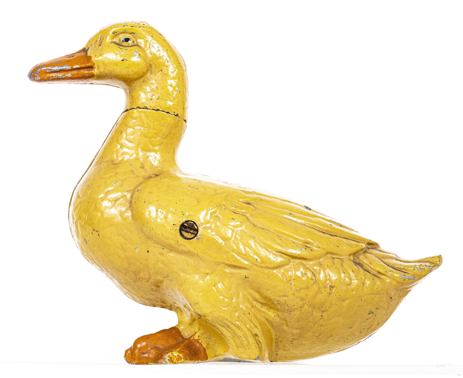 Large Aluminum Yellow Duck Bank (1 of 2)
