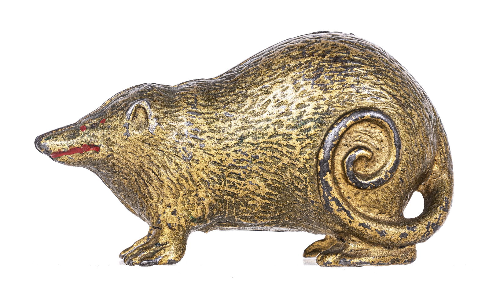 Gold Possum - Cast Iron Bank (1 of 2)