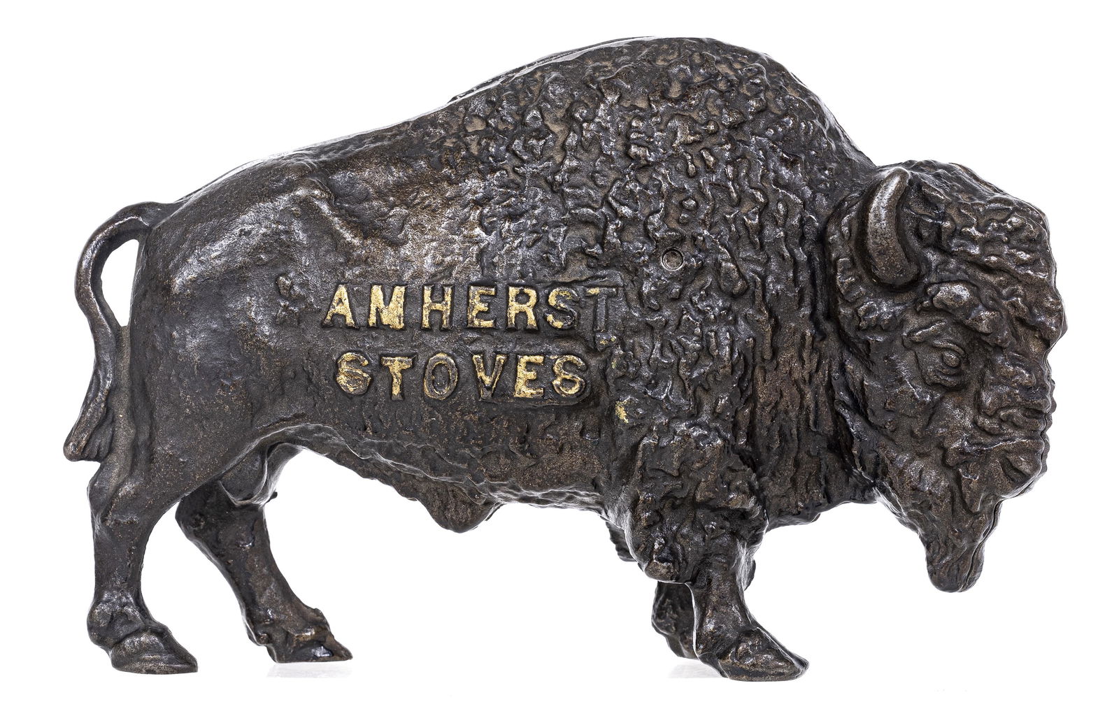 Rare Amherst Buffalo - Cast Iron Bank (1 of 2)