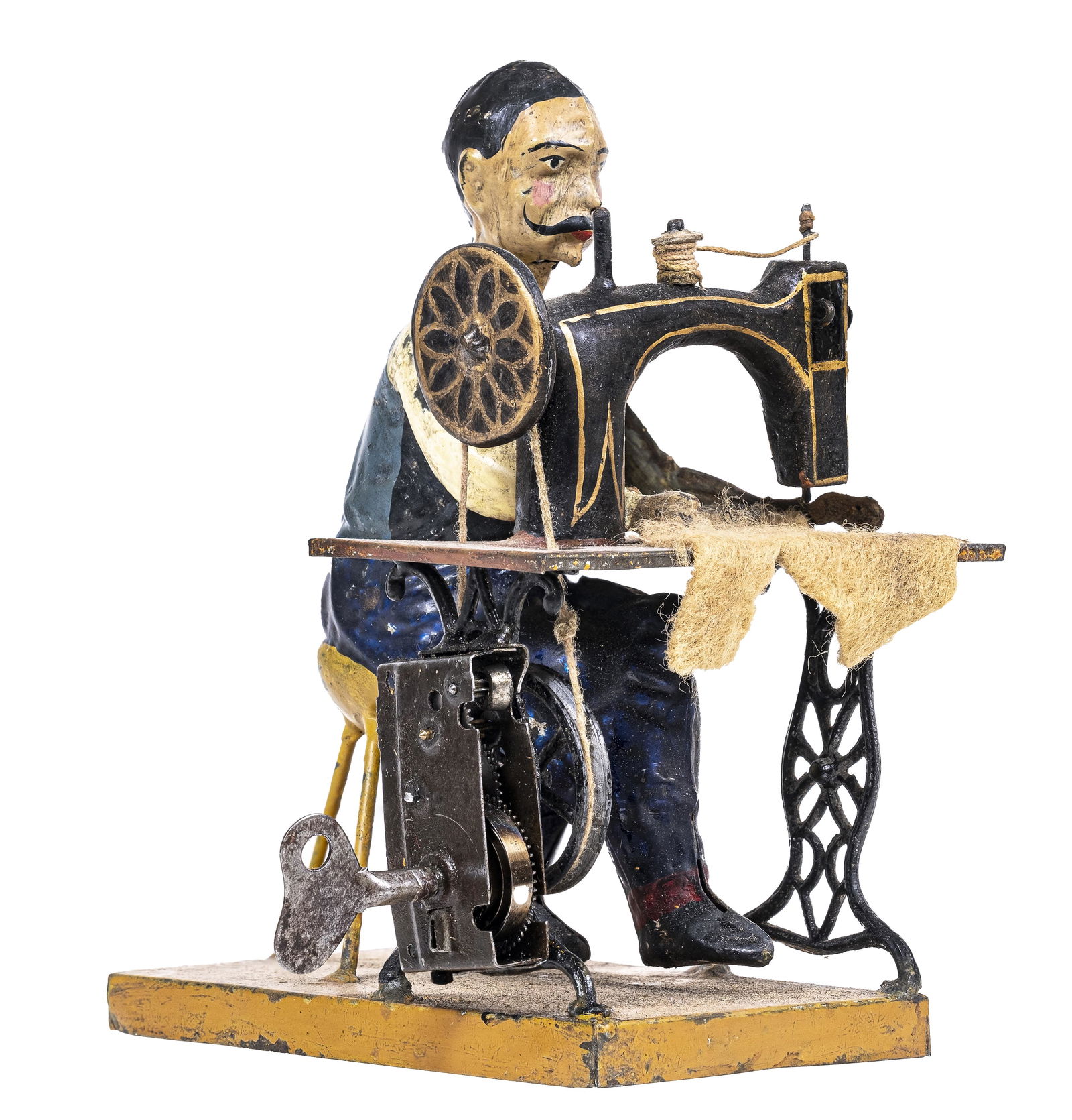 The Tailor at Sewing Machine - Tin Windup Toy (1 of 4)