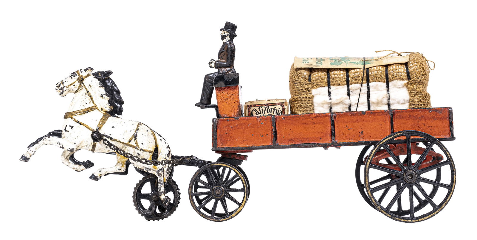 Early Period Flatbed Dray - Cast Iron Toy (1 of 7)