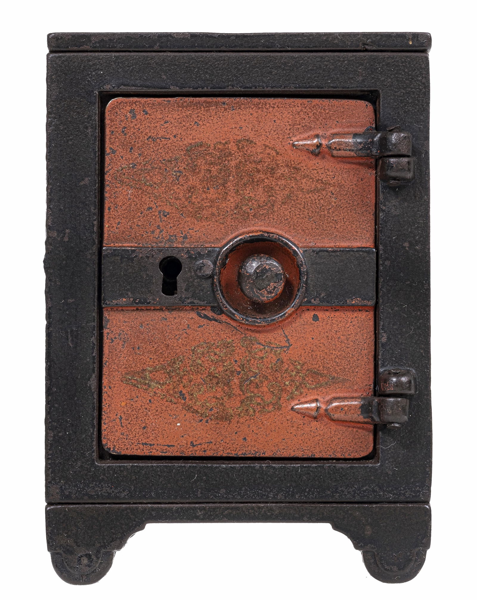 Stenciled Door Safe - Cast Iron Bank (1 of 5)