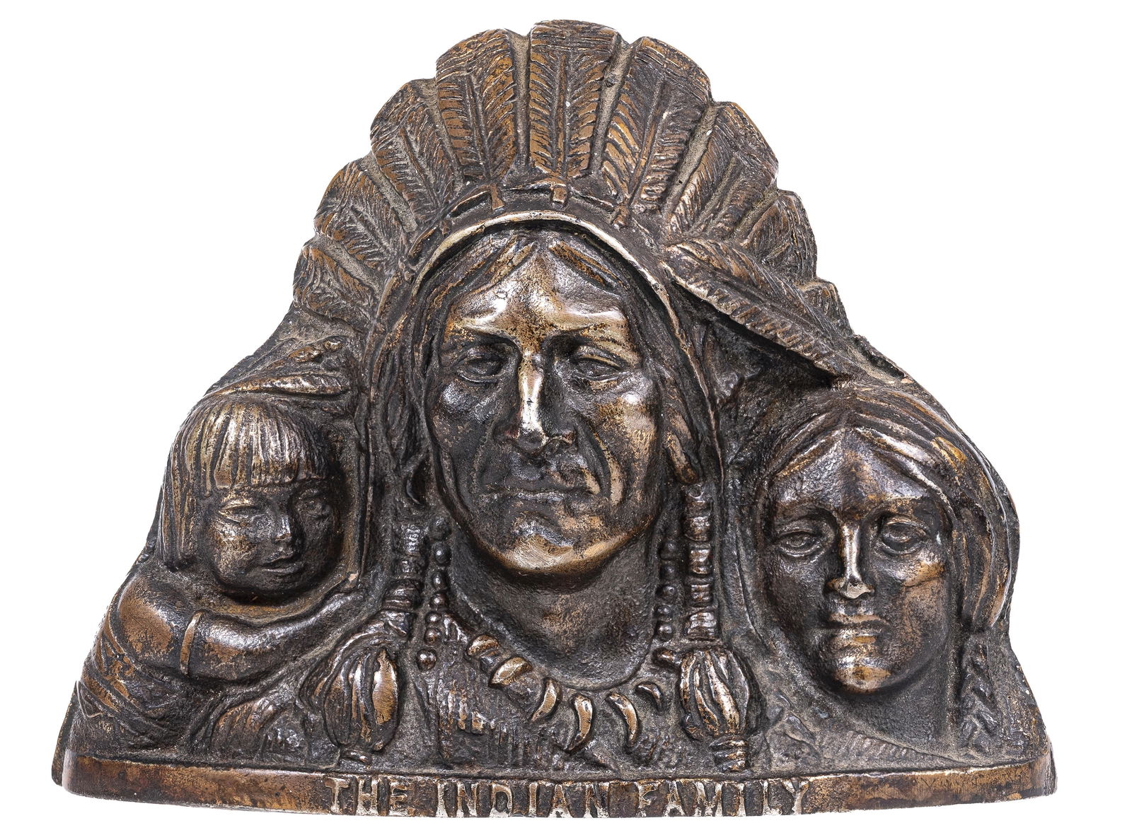 The Indian Family - Cast Iron Bank (1 of 2)
