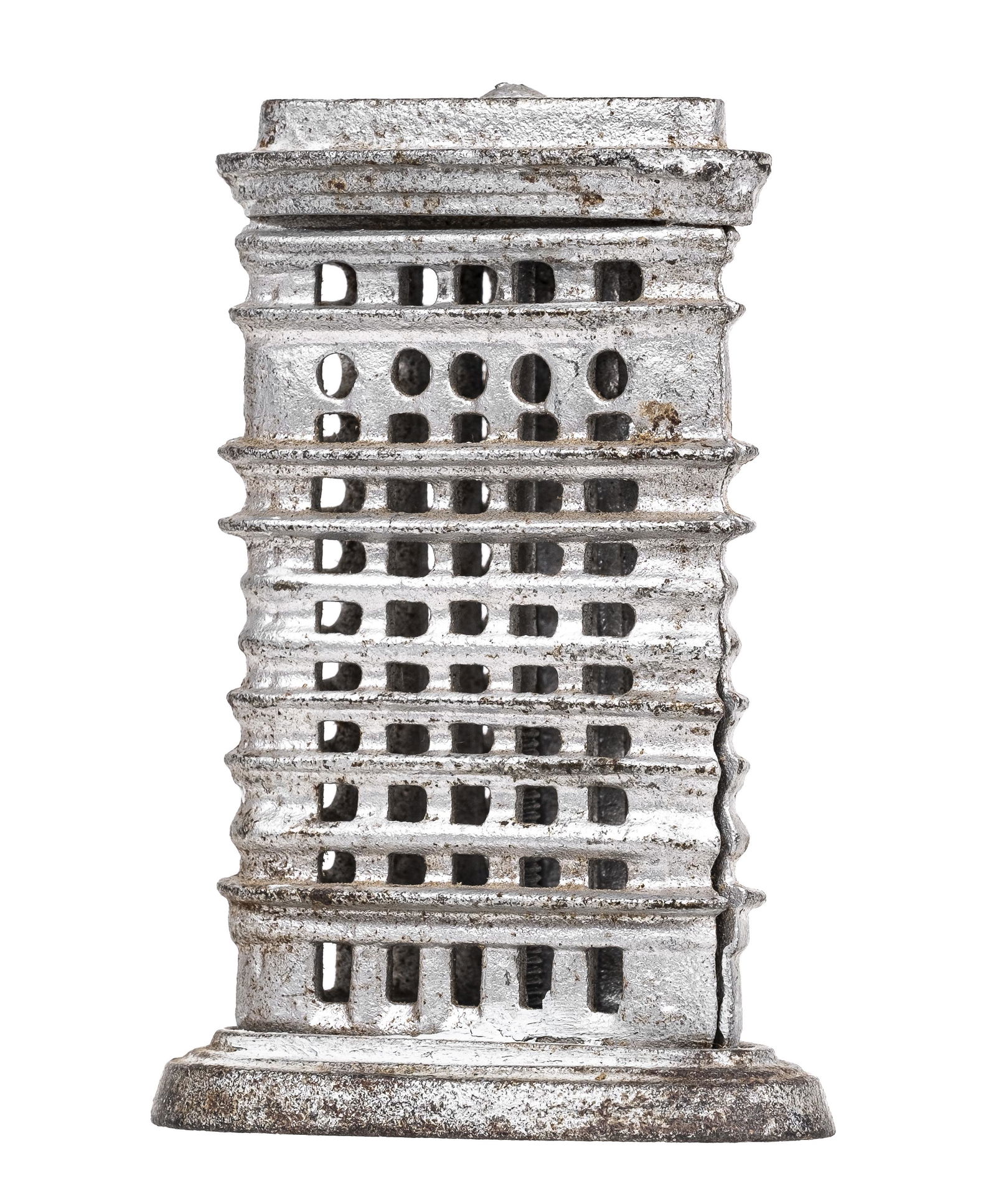 Smallest Flat Iron - Cast Iron Bank: Made by Kenton Hardware. Company Kenton, Oh. - 1915 - 3 1/8" Tall.