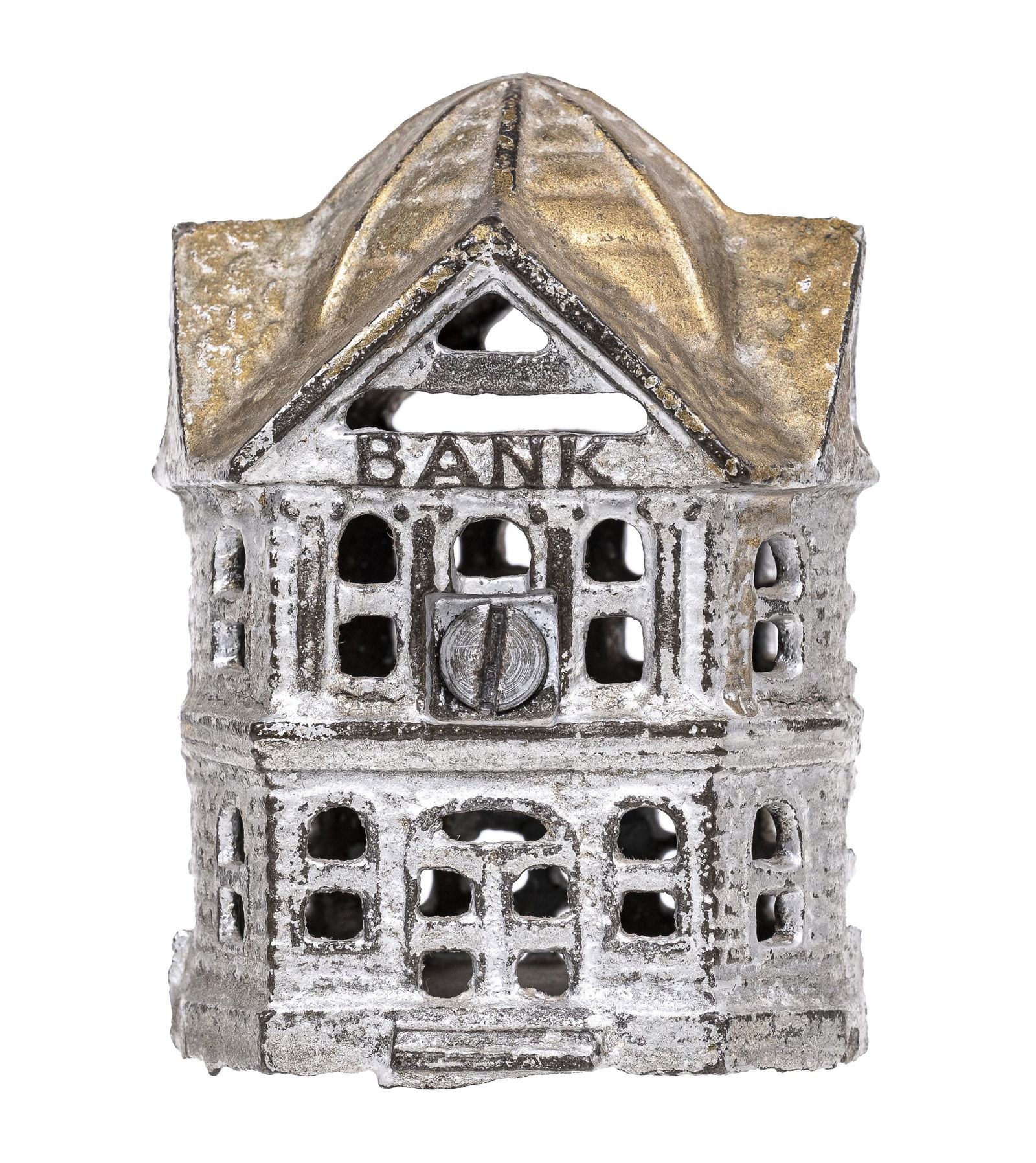 6-Sided Building - Cast Iron Bank (1 of 4)