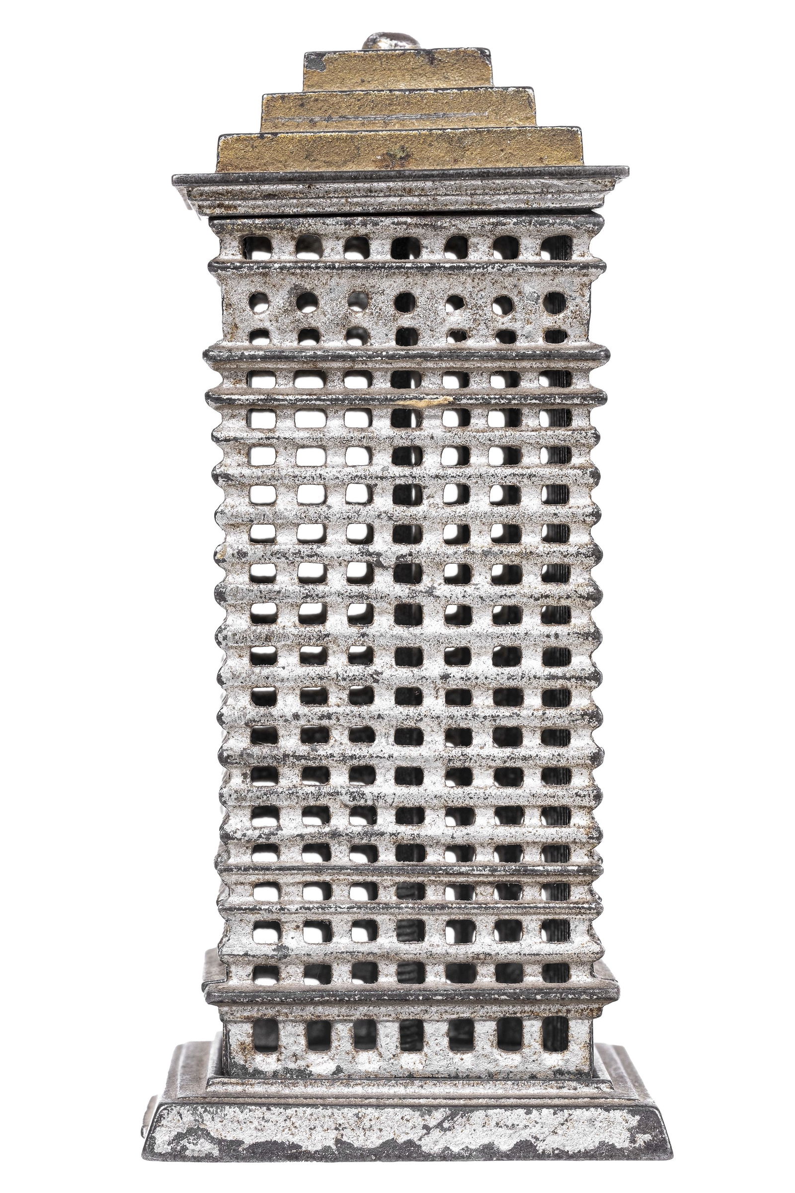 Large Tiered High Rise - Cast Iron Bank (1 of 2)