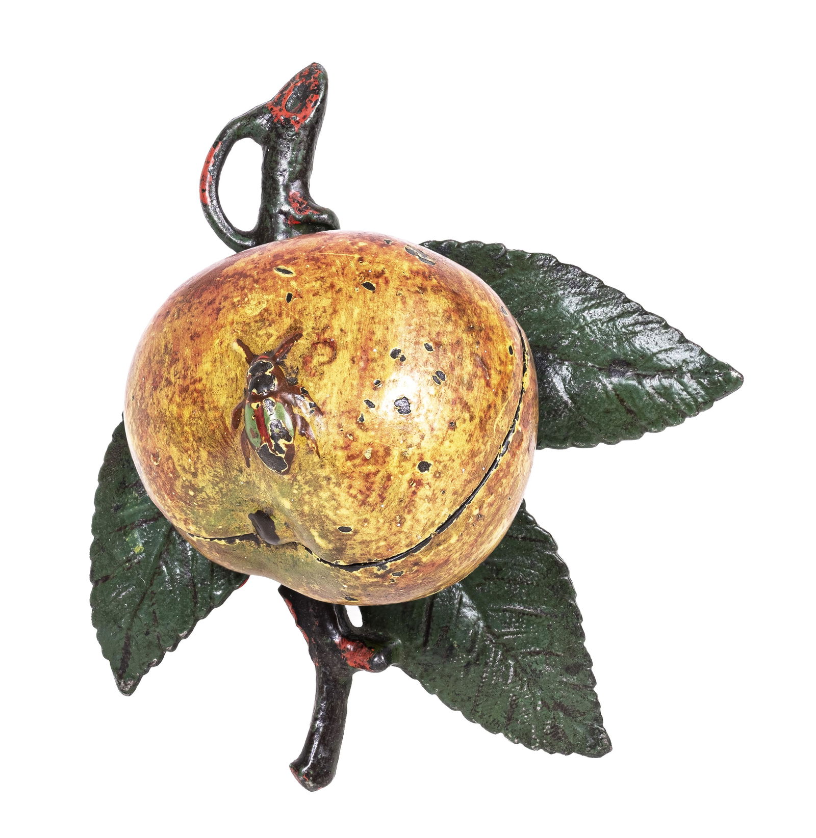 Apple on Leaves - Cast Iron Bank (1 of 4)