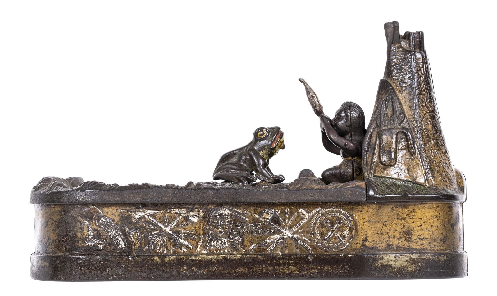 Chief Big Moon - Cast Iron Mechanical Bank (1 of 6)