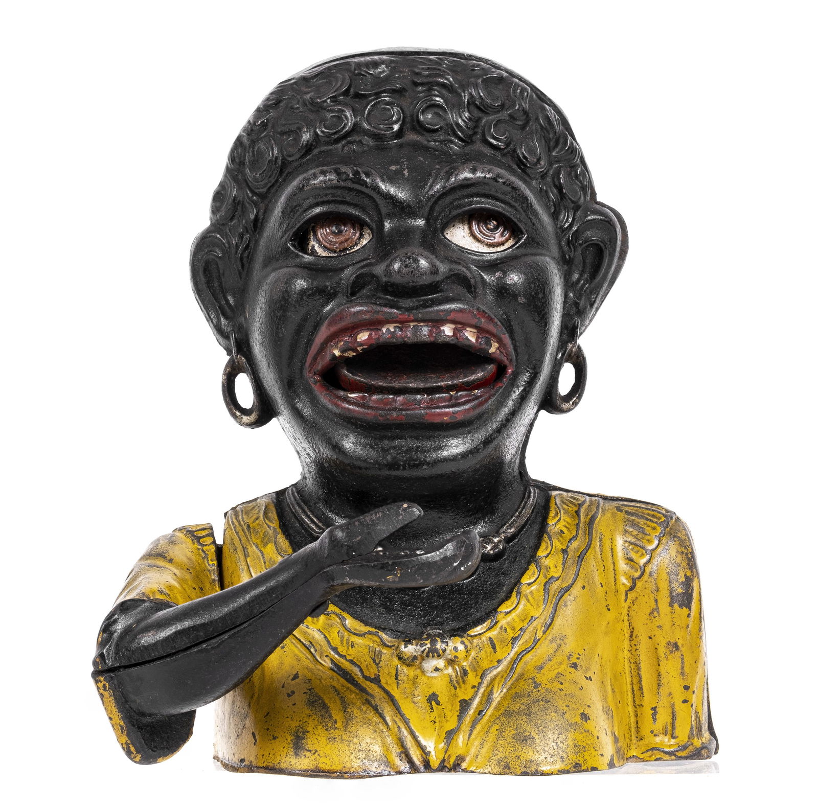 Dinah, Short Sleeve Version - Cast Iron Mechanical Bank (1 of 5)